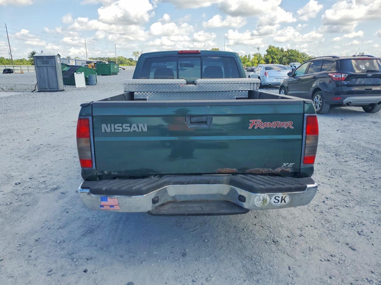 2000 Nissan Frontier Xe Green vin: 1N6DD26S5YC411279