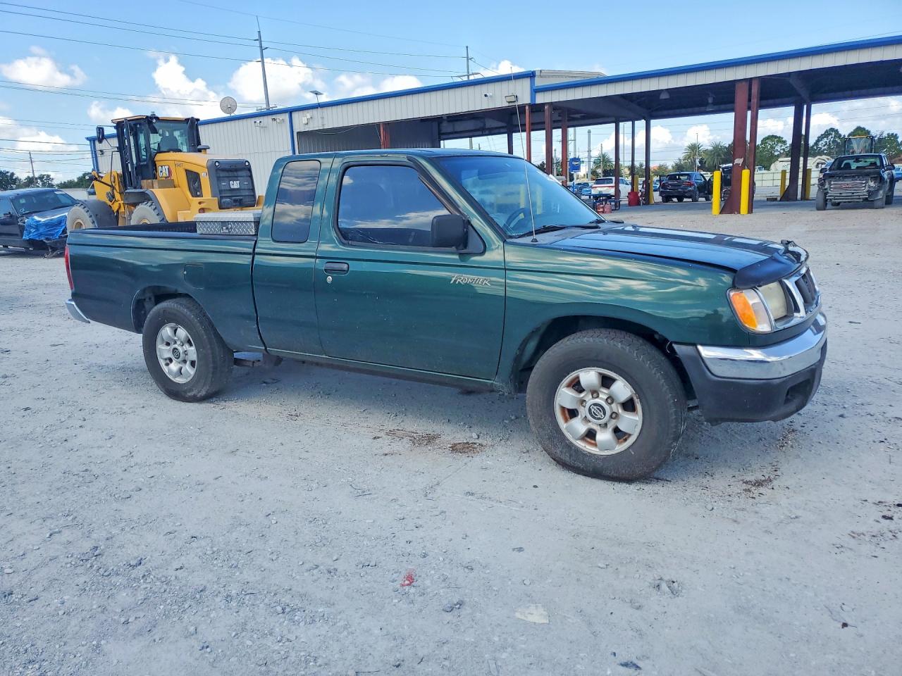2000 Nissan Frontier Xe Green vin: 1N6DD26S5YC411279