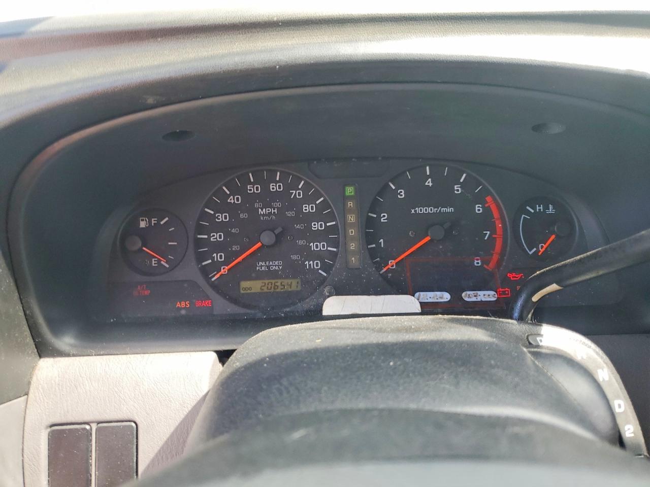 2000 Nissan Frontier Xe Green vin: 1N6DD26S5YC411279
