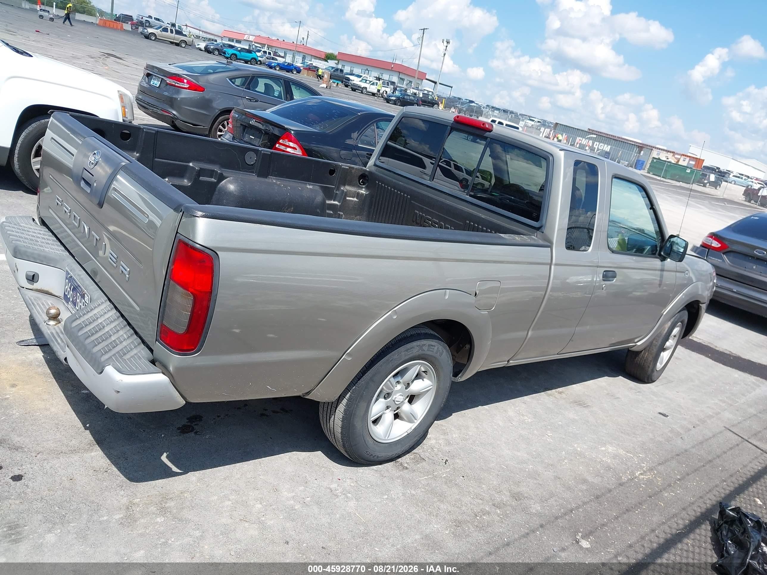 2001 Nissan Frontier Xe Silver vin: 1N6DD26S61C328904