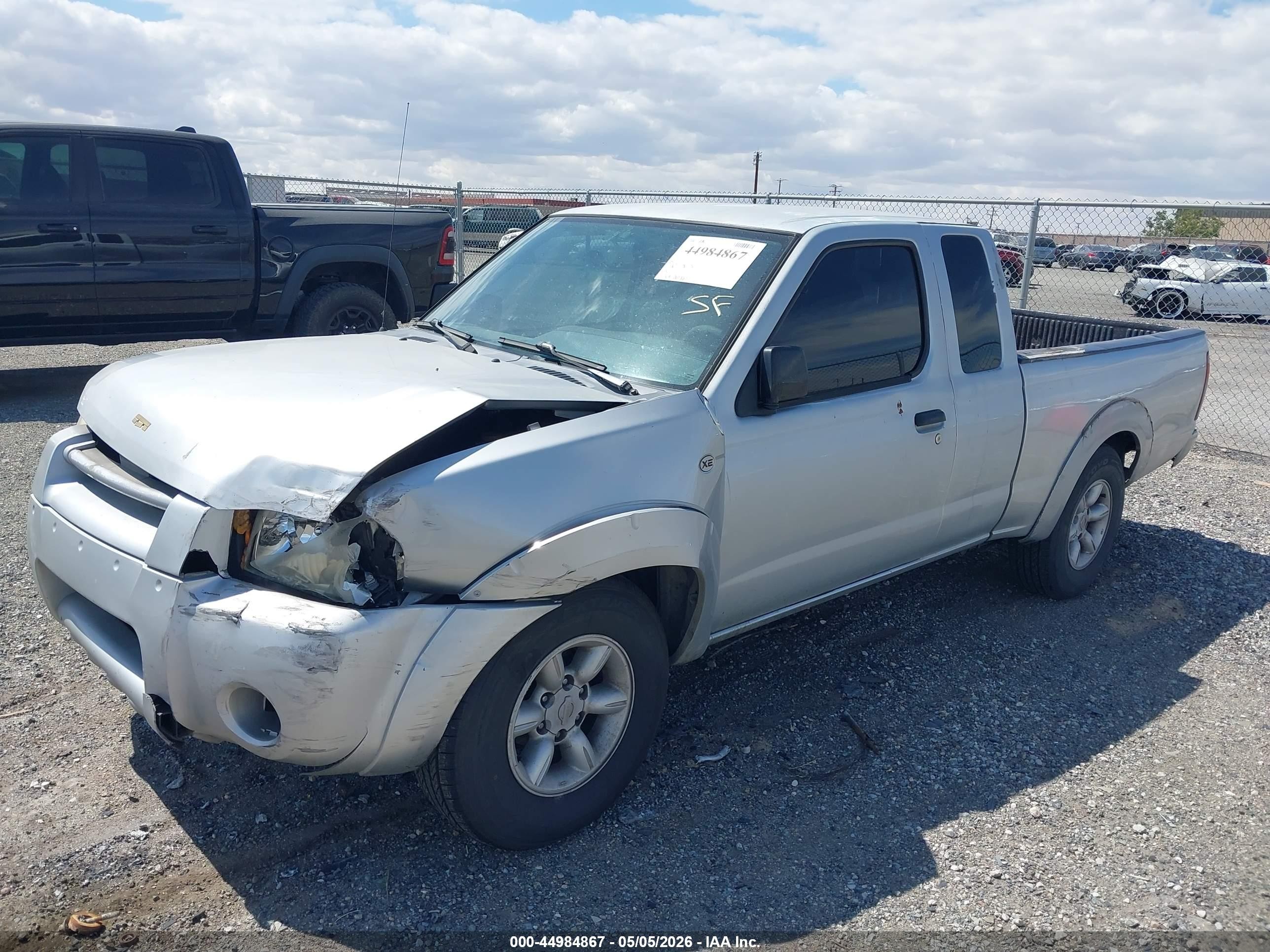 2001 Nissan Frontier Xe Silver vin: 1N6DD26S61C339093