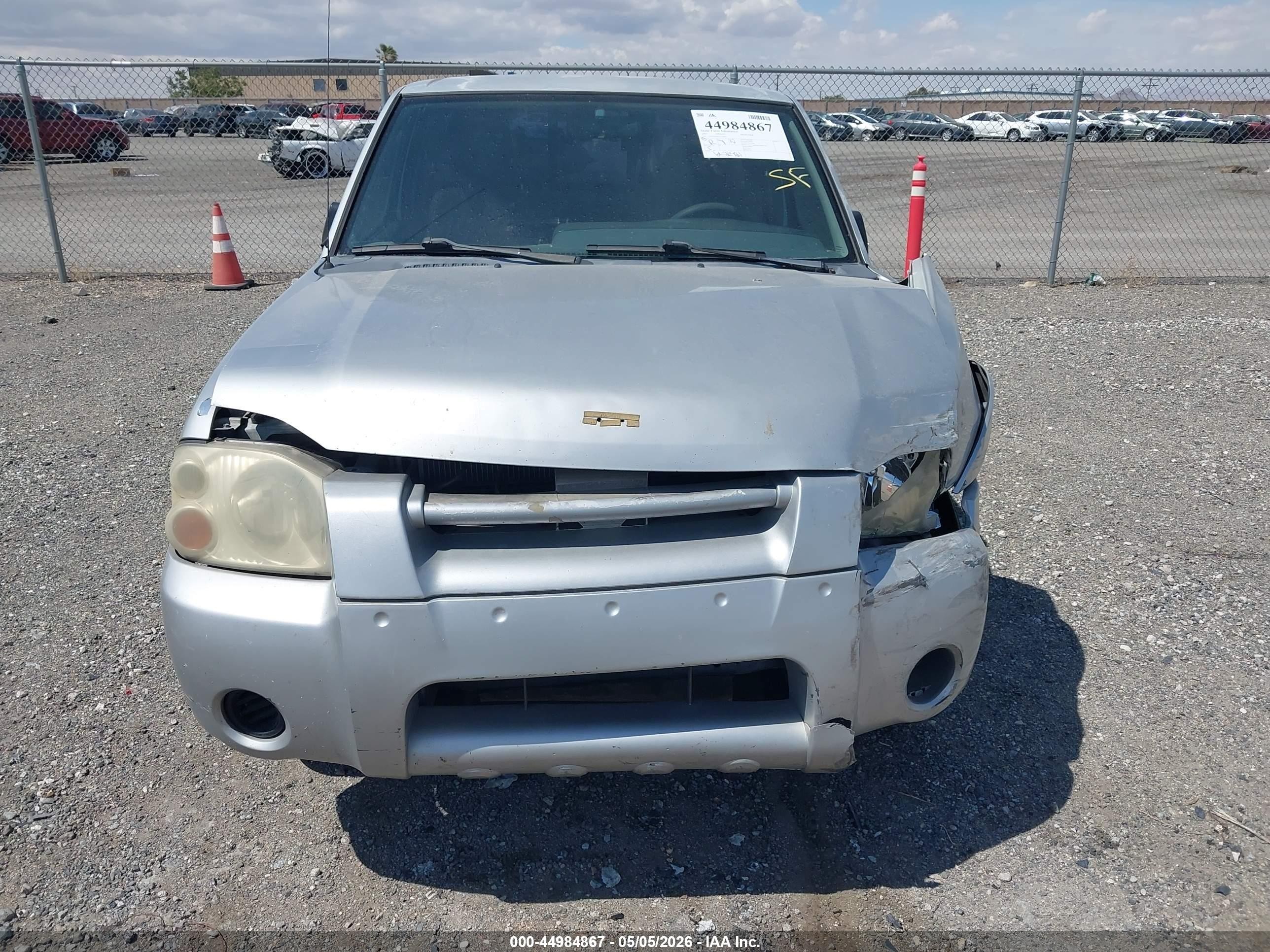 2001 Nissan Frontier Xe Silver vin: 1N6DD26S61C339093