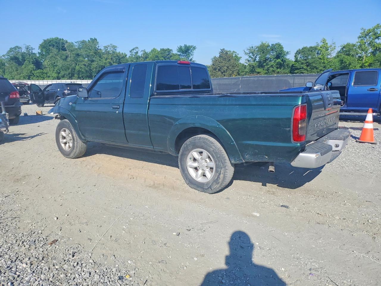 2001 Nissan Frontier King Cab Xe Green vin: 1N6DD26S61C372496