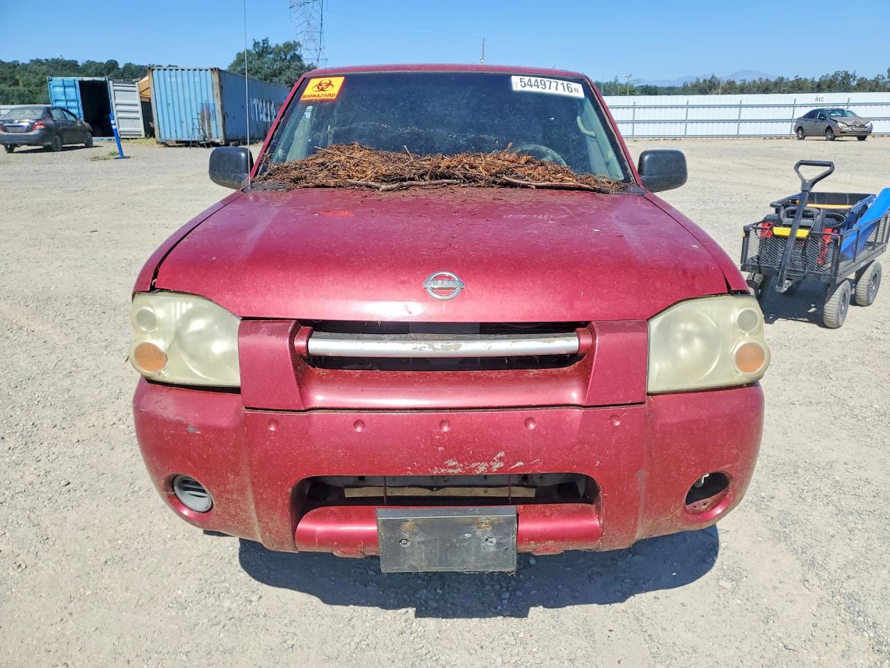 2002 Nissan Frontier King Cab Xe Burgundy vin: 1N6DD26S62C341847