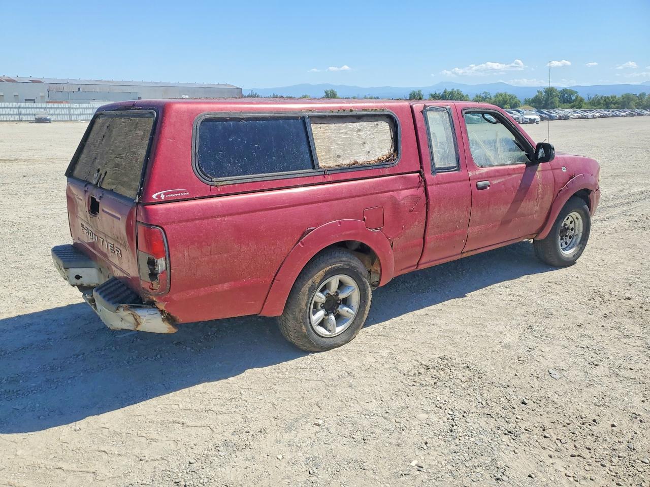 2002 Nissan Frontier King Cab Xe Burgundy vin: 1N6DD26S62C341847
