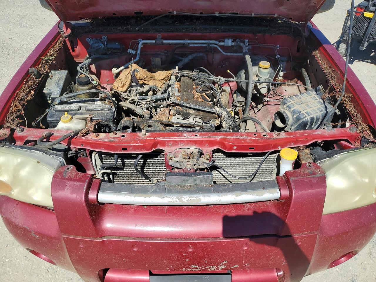 2002 Nissan Frontier King Cab Xe Burgundy vin: 1N6DD26S62C341847