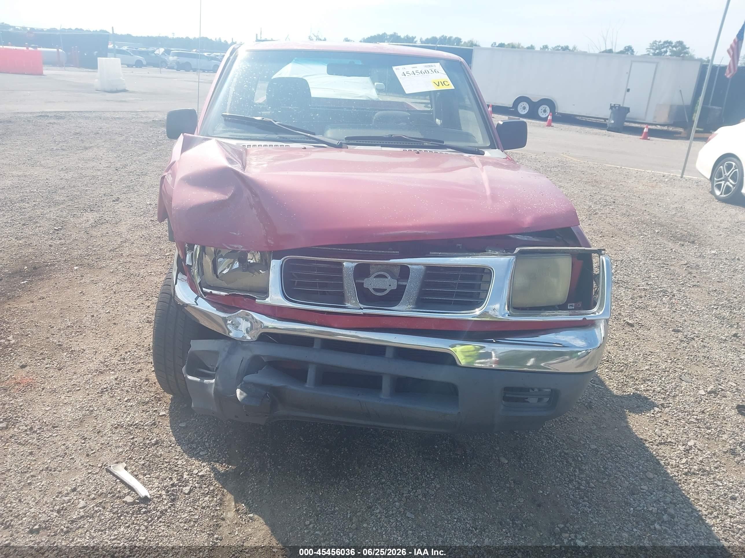 1998 Nissan Frontier Se/xe Красный vin: 1N6DD26S6WC388740