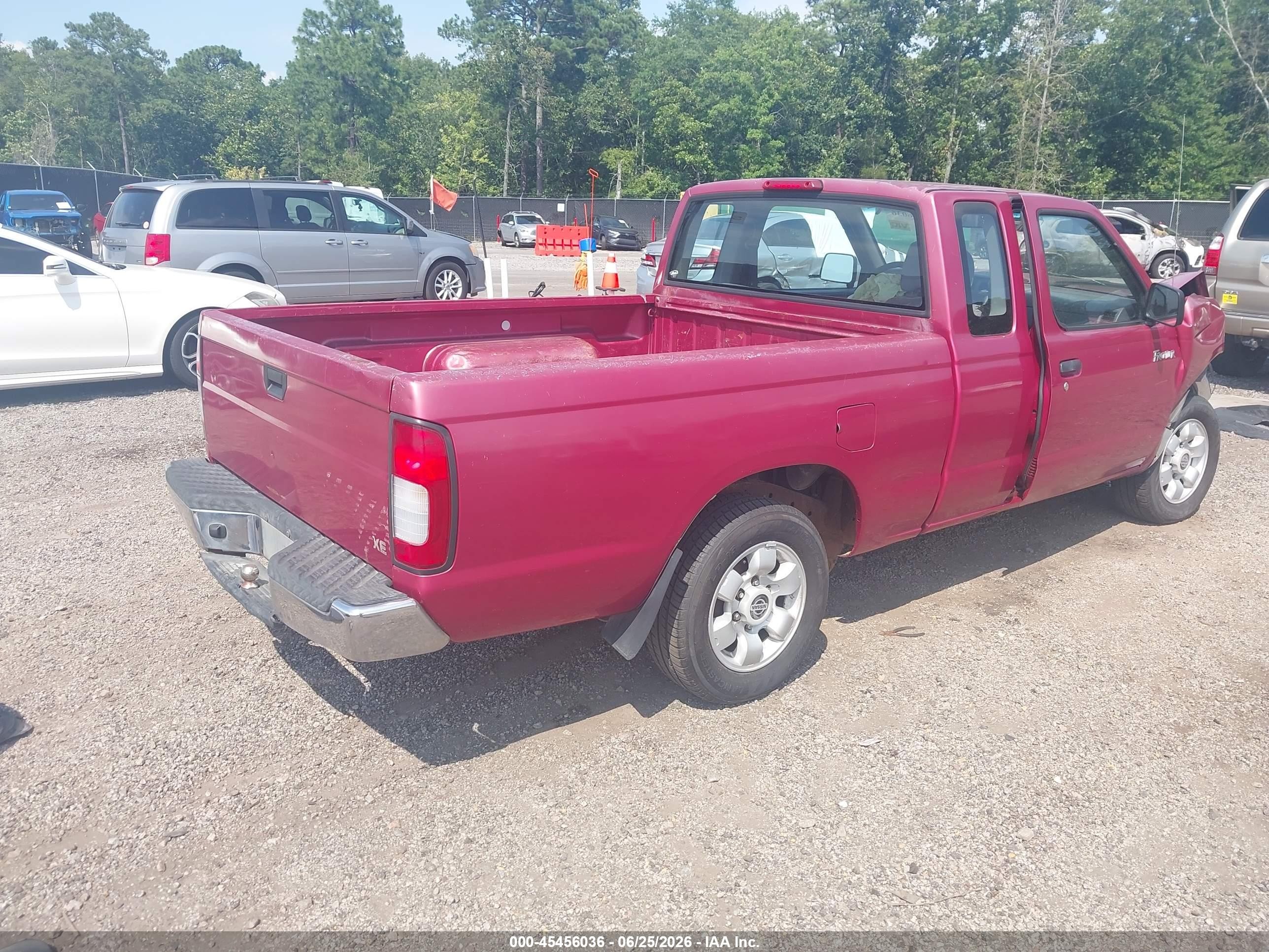 1998 Nissan Frontier Se/xe Красный vin: 1N6DD26S6WC388740