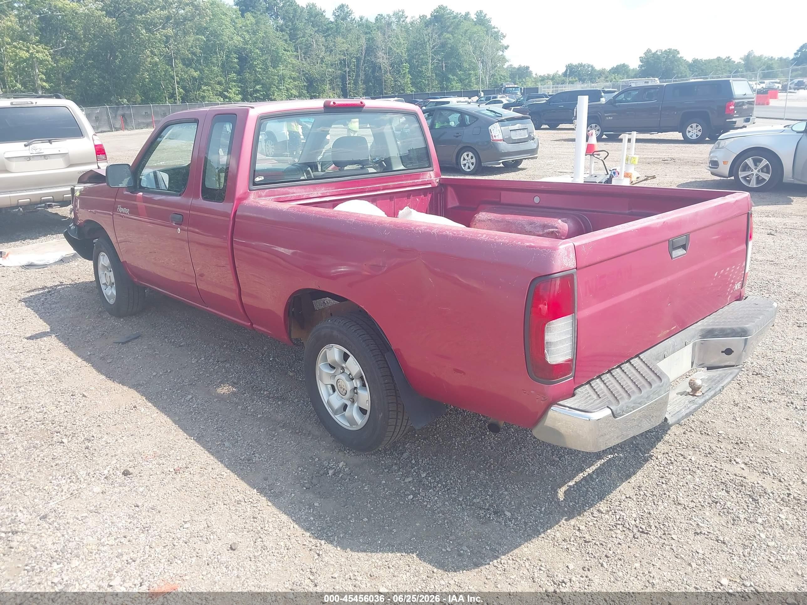 1998 Nissan Frontier Se/xe Красный vin: 1N6DD26S6WC388740