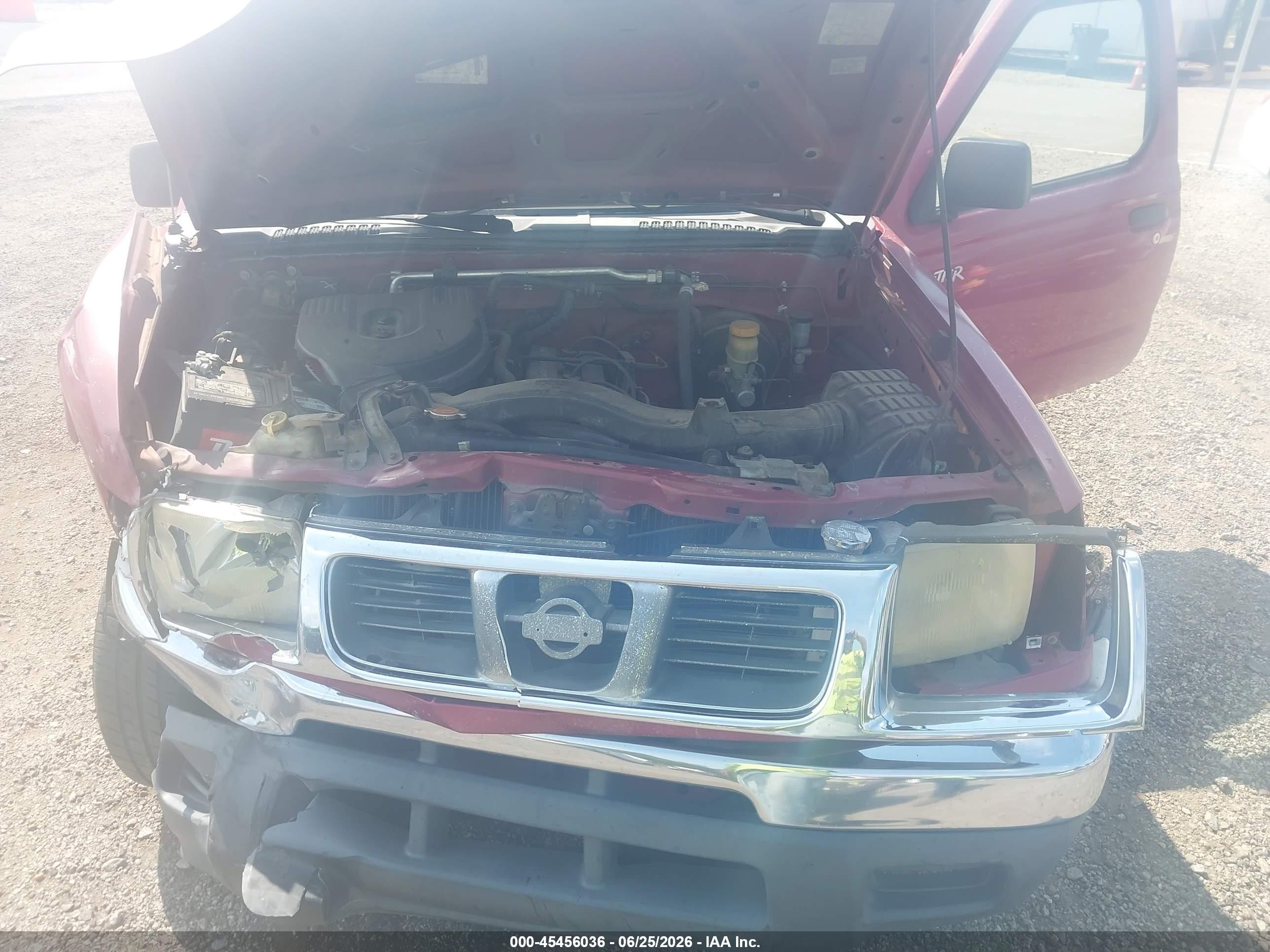 1998 Nissan Frontier Se/xe Красный vin: 1N6DD26S6WC388740