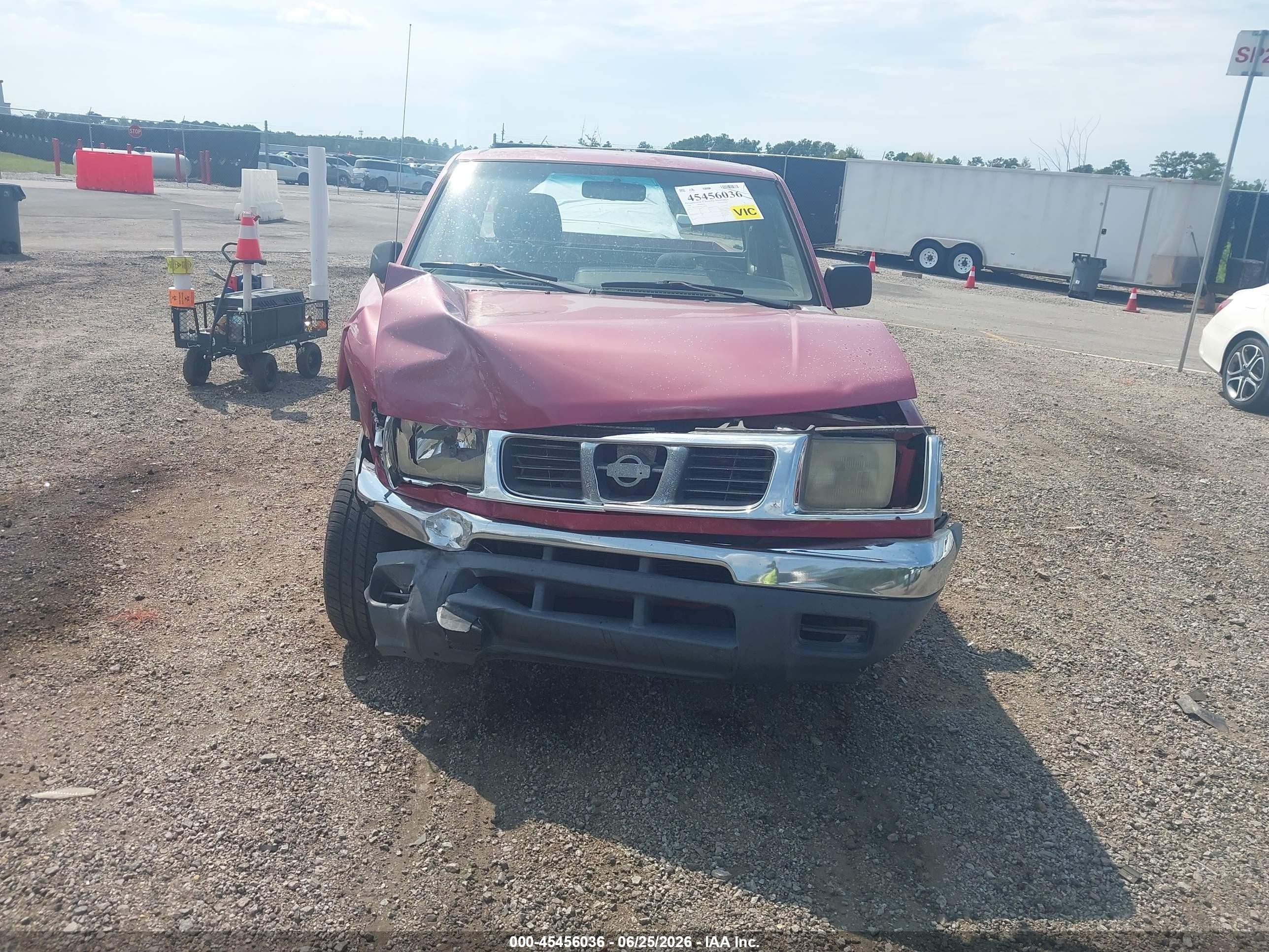 1998 Nissan Frontier Se/xe Красный vin: 1N6DD26S6WC388740