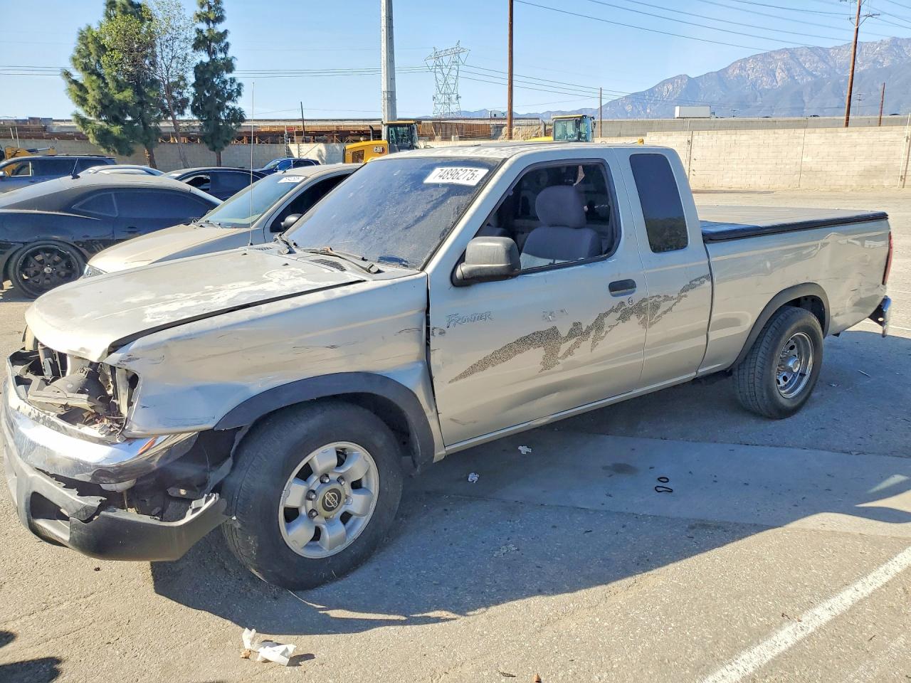 1999 Nissan Frontier King Cab Xe Gray vin: 1N6DD26S6XC300965