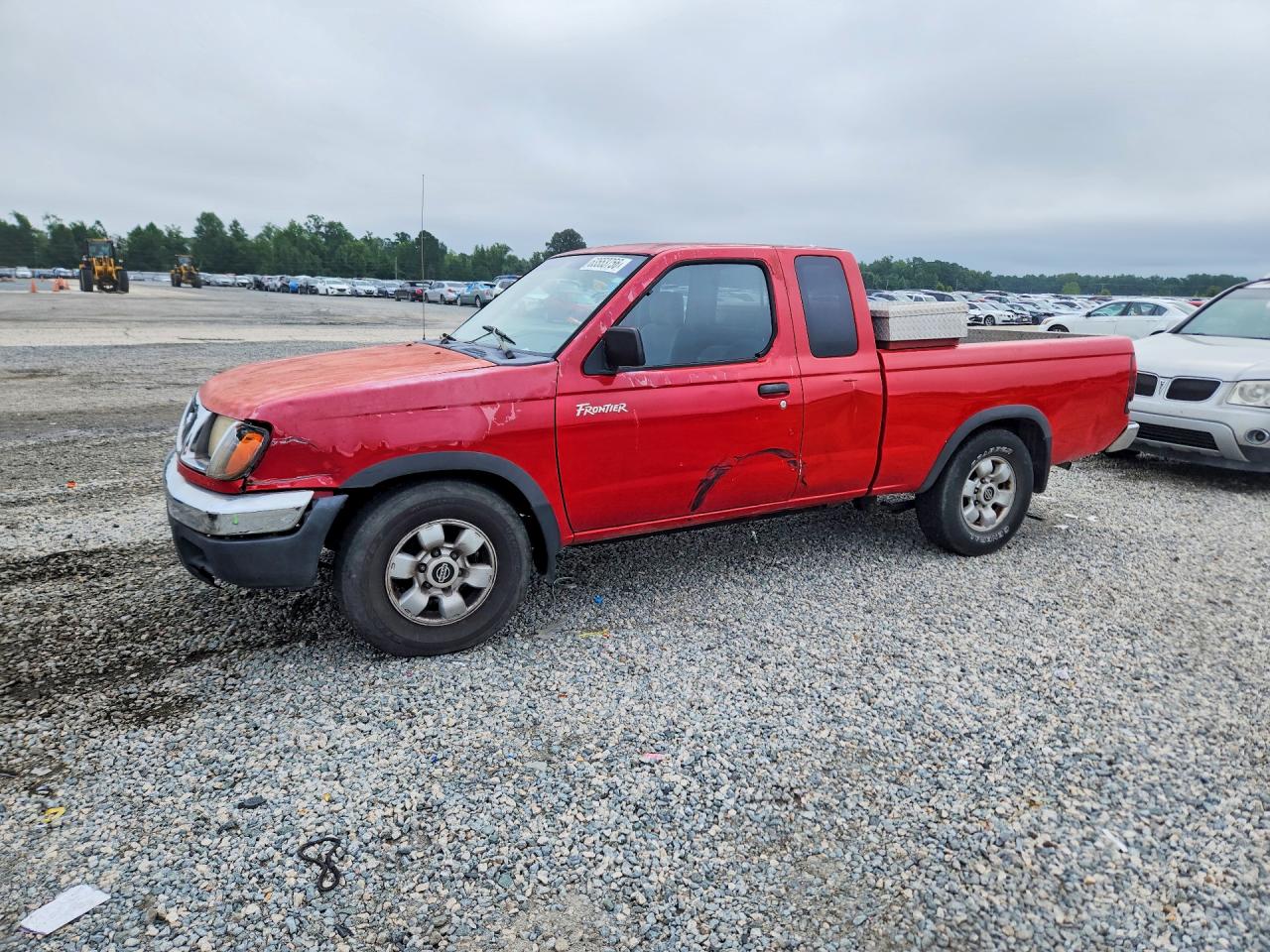 2000 Nissan Frontier Xe Red vin: 1N6DD26S6YC357328