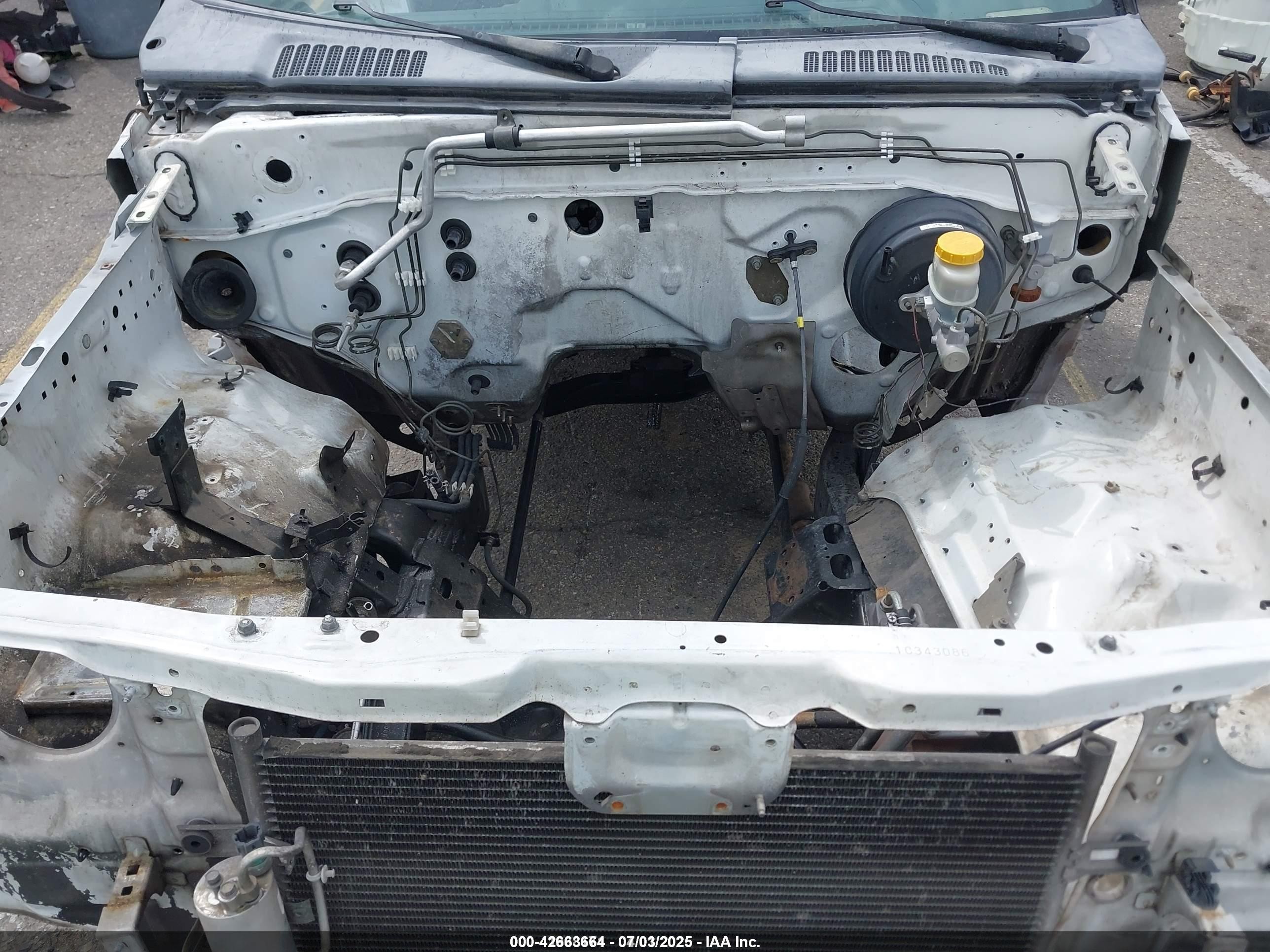 2001 Nissan Frontier Xe White vin: 1N6DD26S71C343086