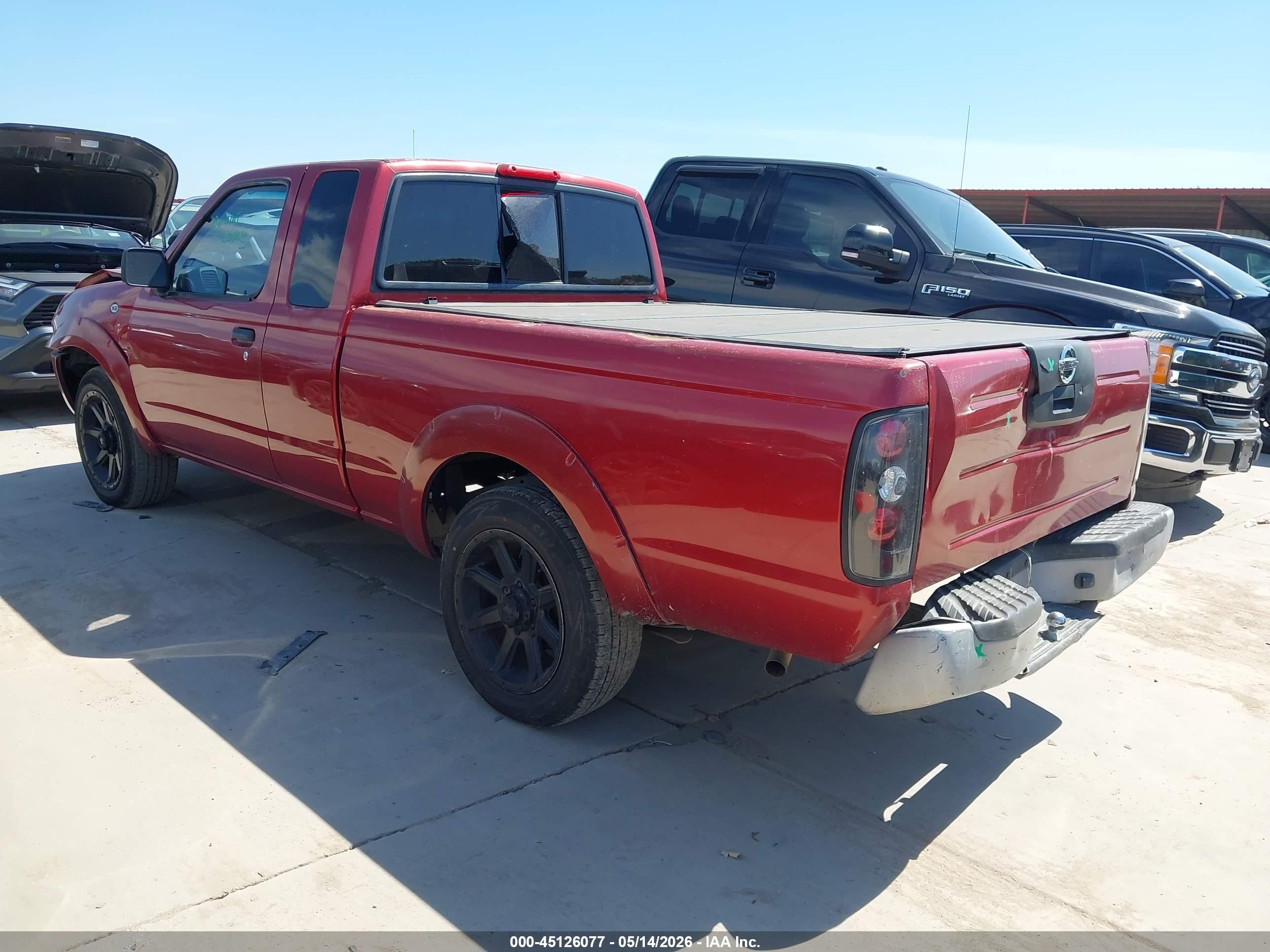 2001 Nissan Frontier Xe Красный vin: 1N6DD26S71C365833