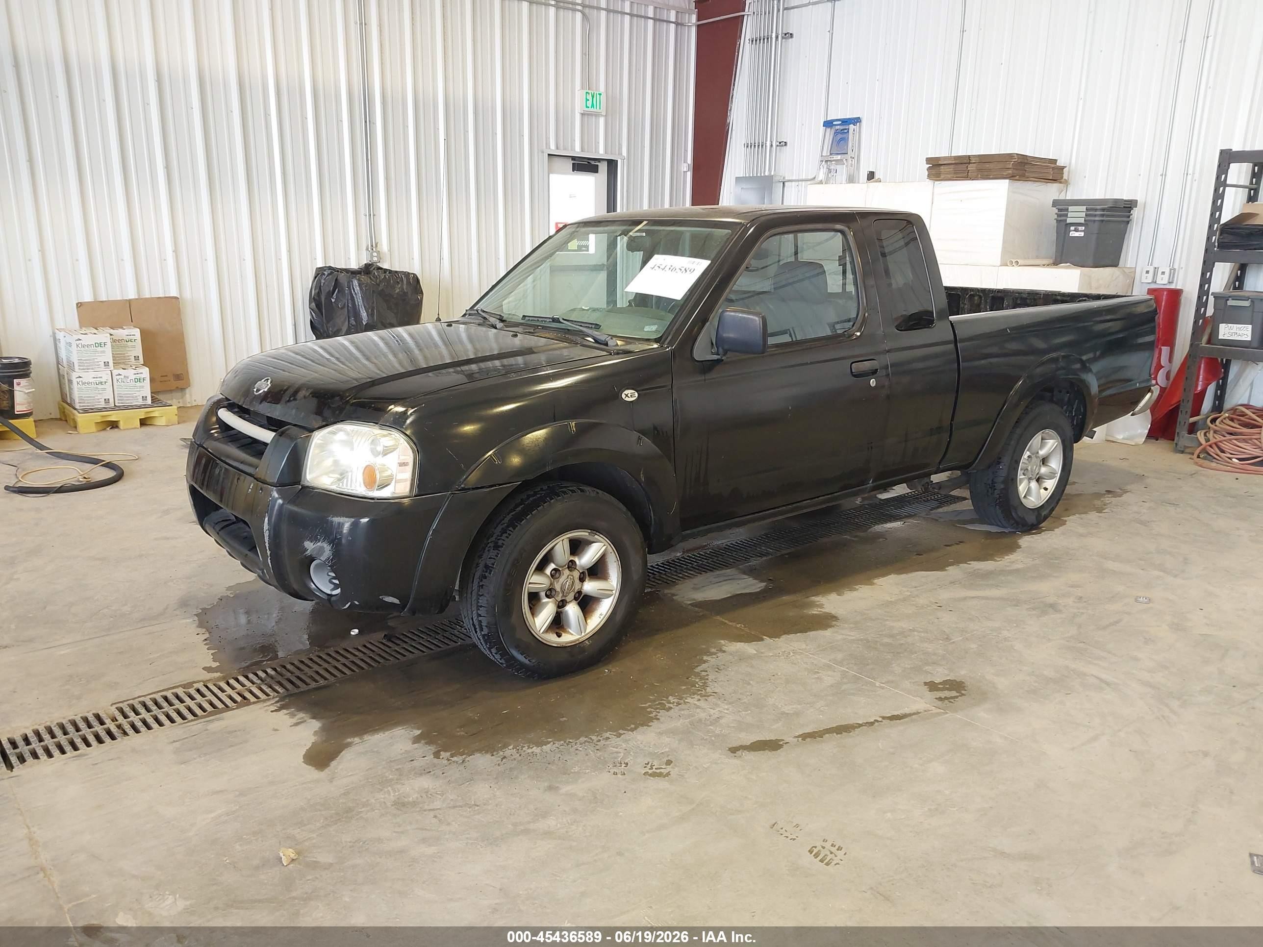 2001 Nissan Frontier Xe Black vin: 1N6DD26S71C397455