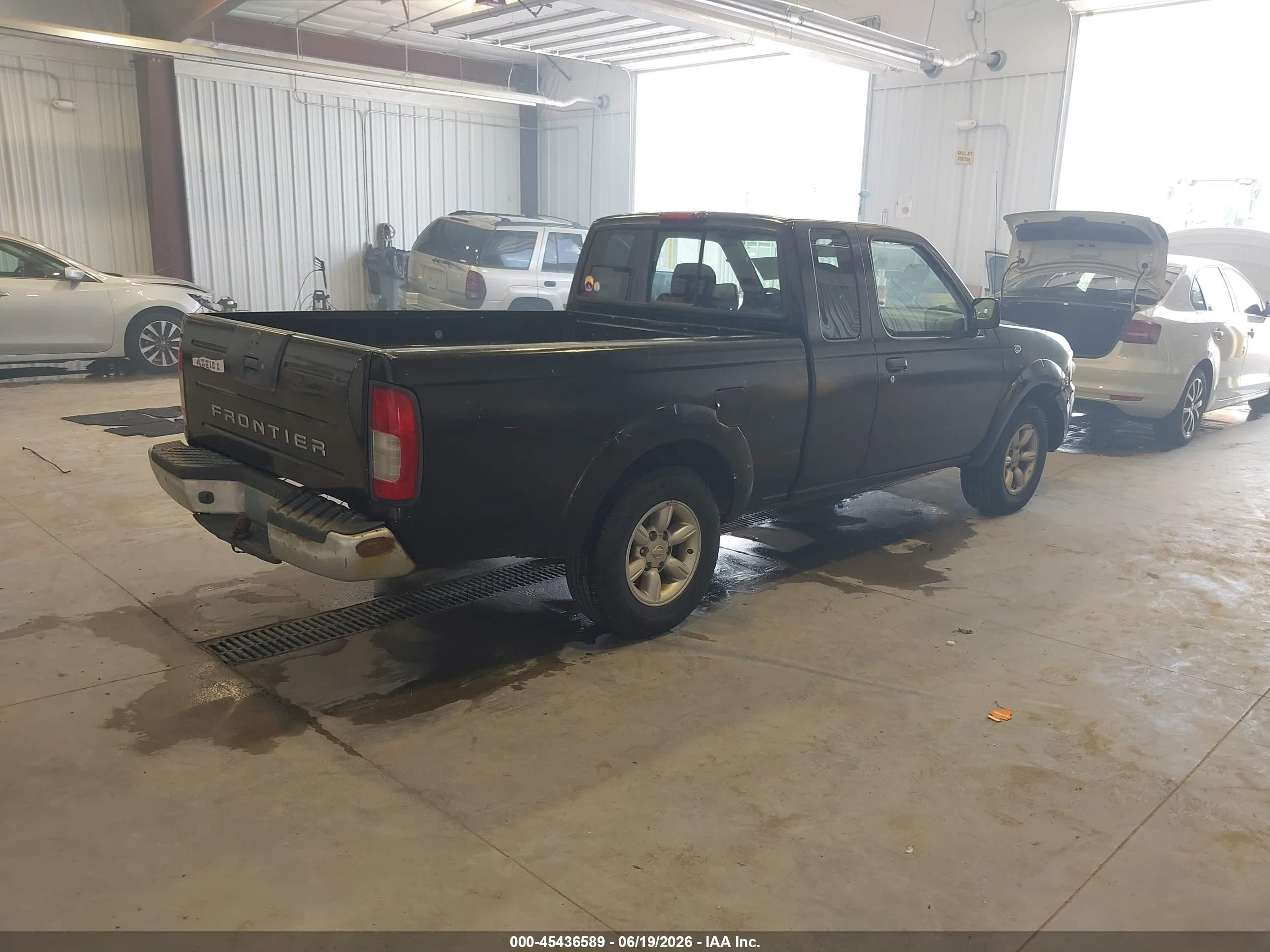 2001 Nissan Frontier Xe Black vin: 1N6DD26S71C397455
