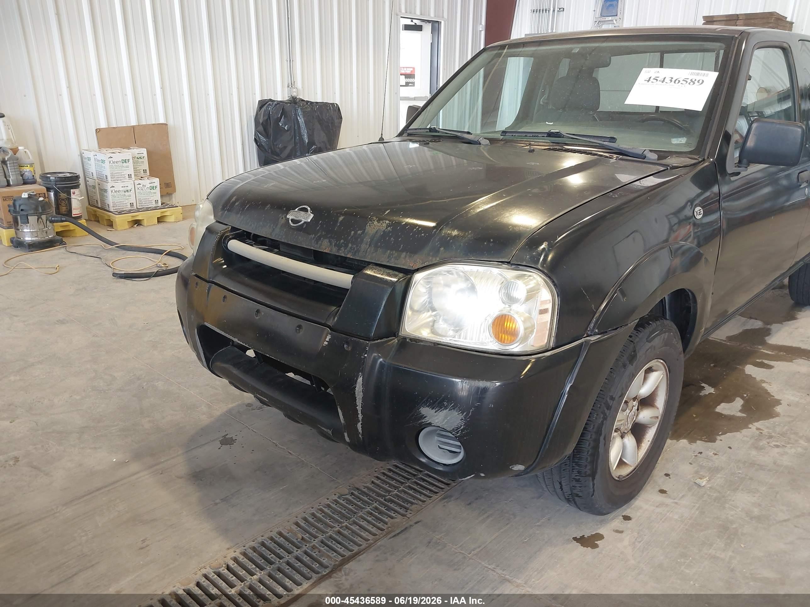 2001 Nissan Frontier Xe Black vin: 1N6DD26S71C397455