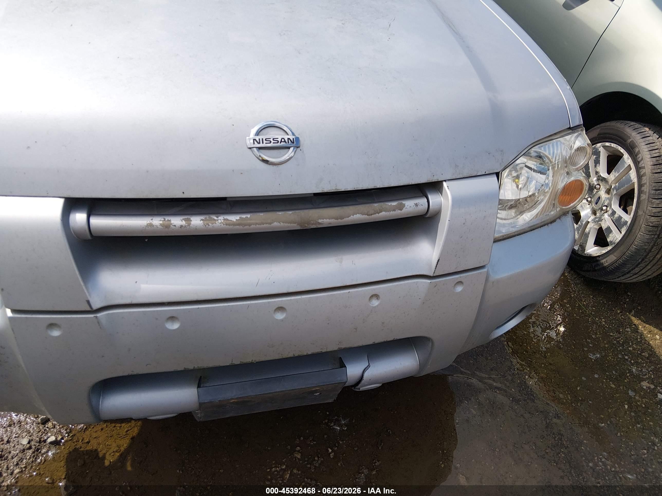 2002 Nissan Frontier Xe Silver vin: 1N6DD26S72C307383