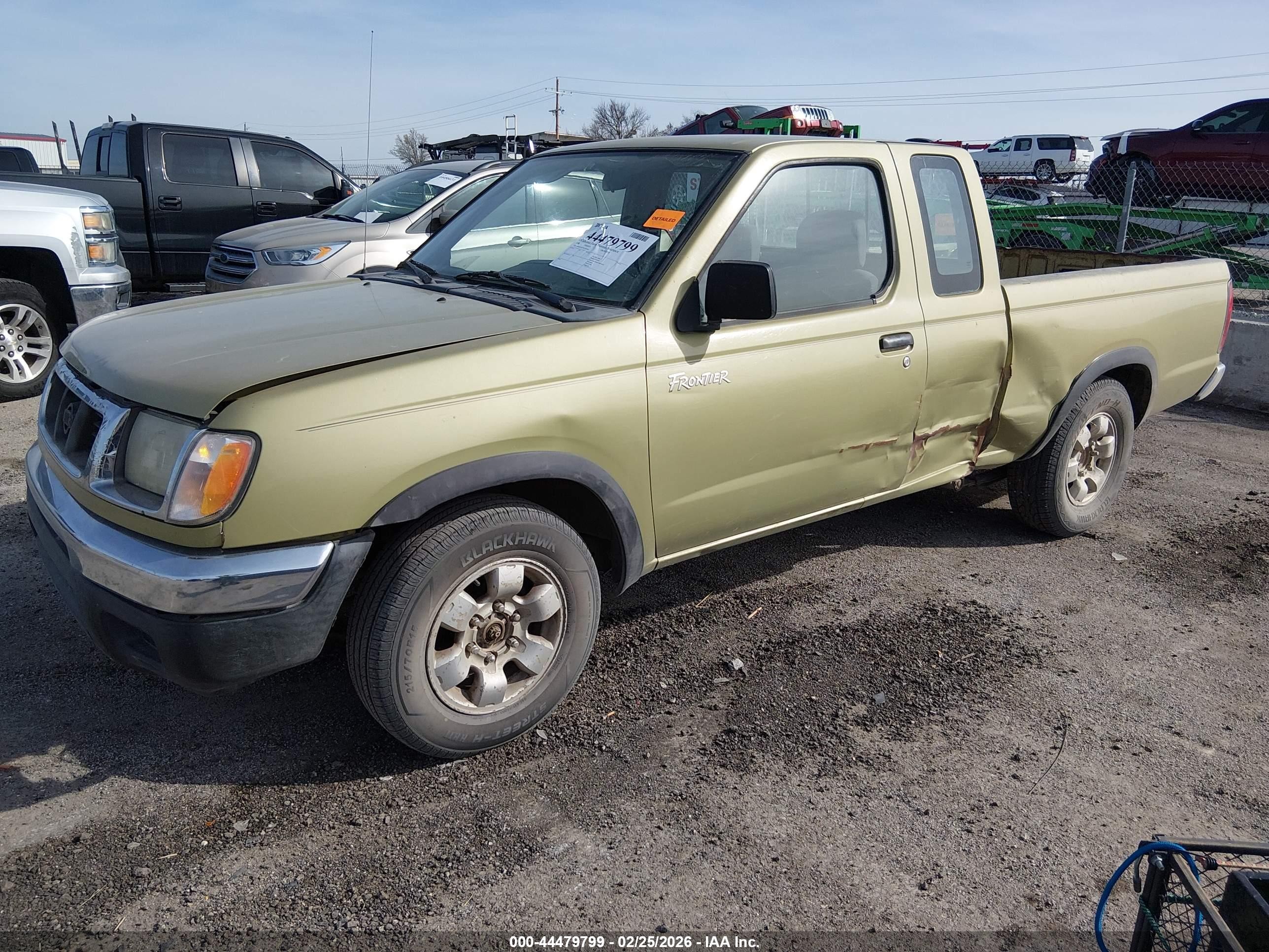 1998 Nissan Frontier Se/xe Зеленый vin: 1N6DD26S7WC385801