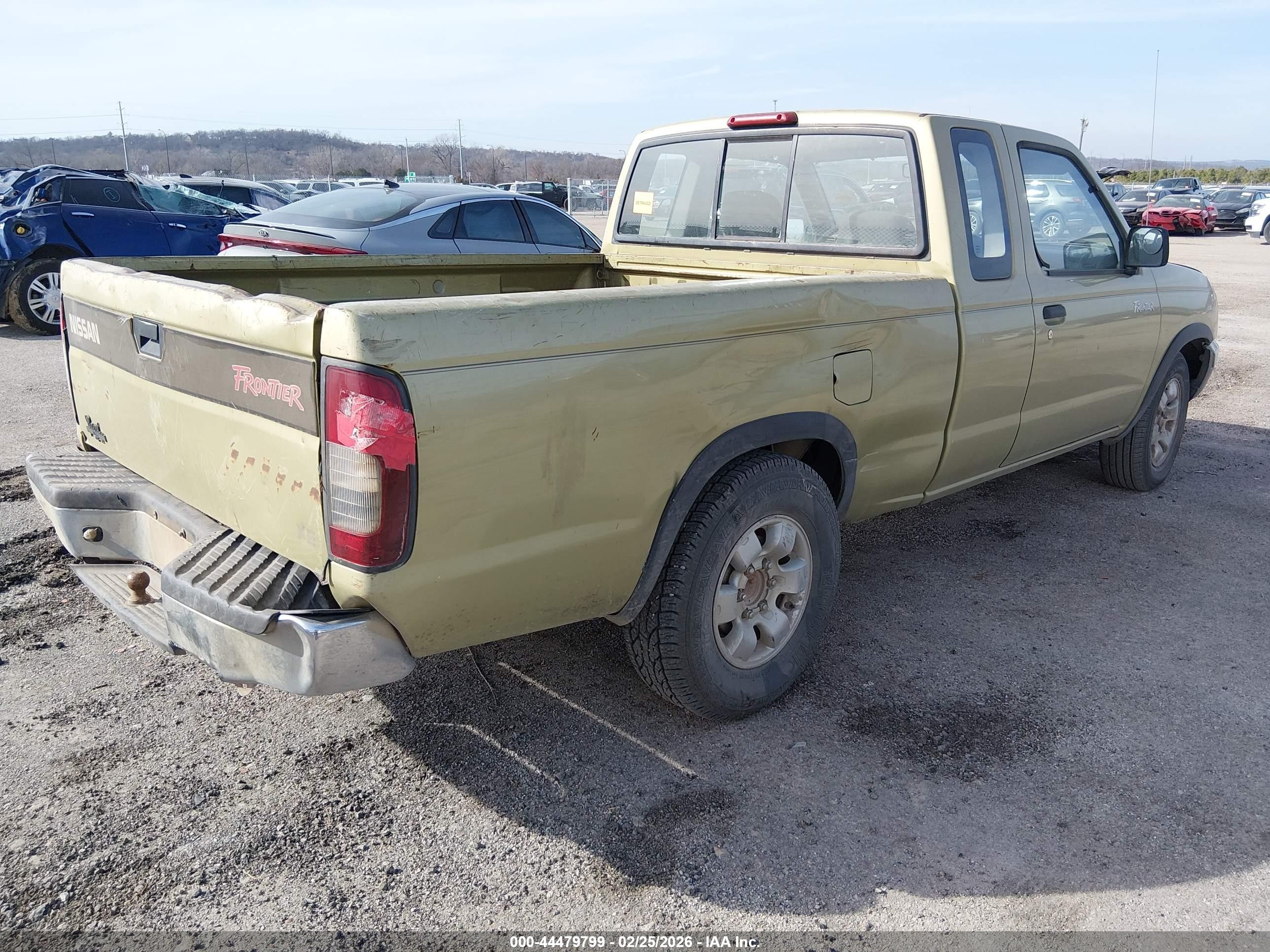 1998 Nissan Frontier Se/xe Зеленый vin: 1N6DD26S7WC385801