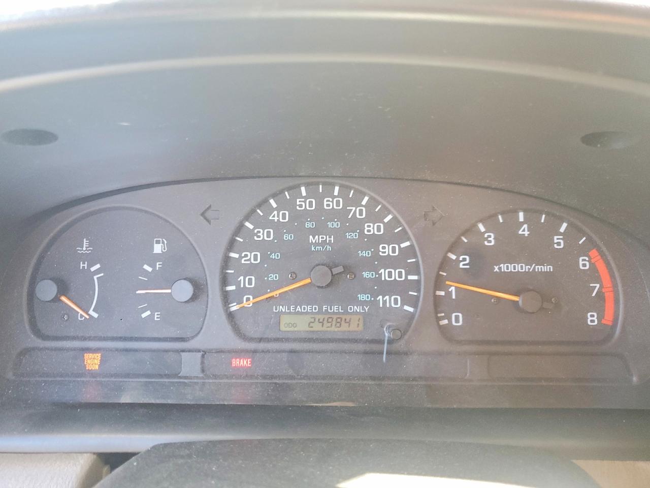 2000 Nissan Frontier King Cab Xe Gray vin: 1N6DD26S7YC320269