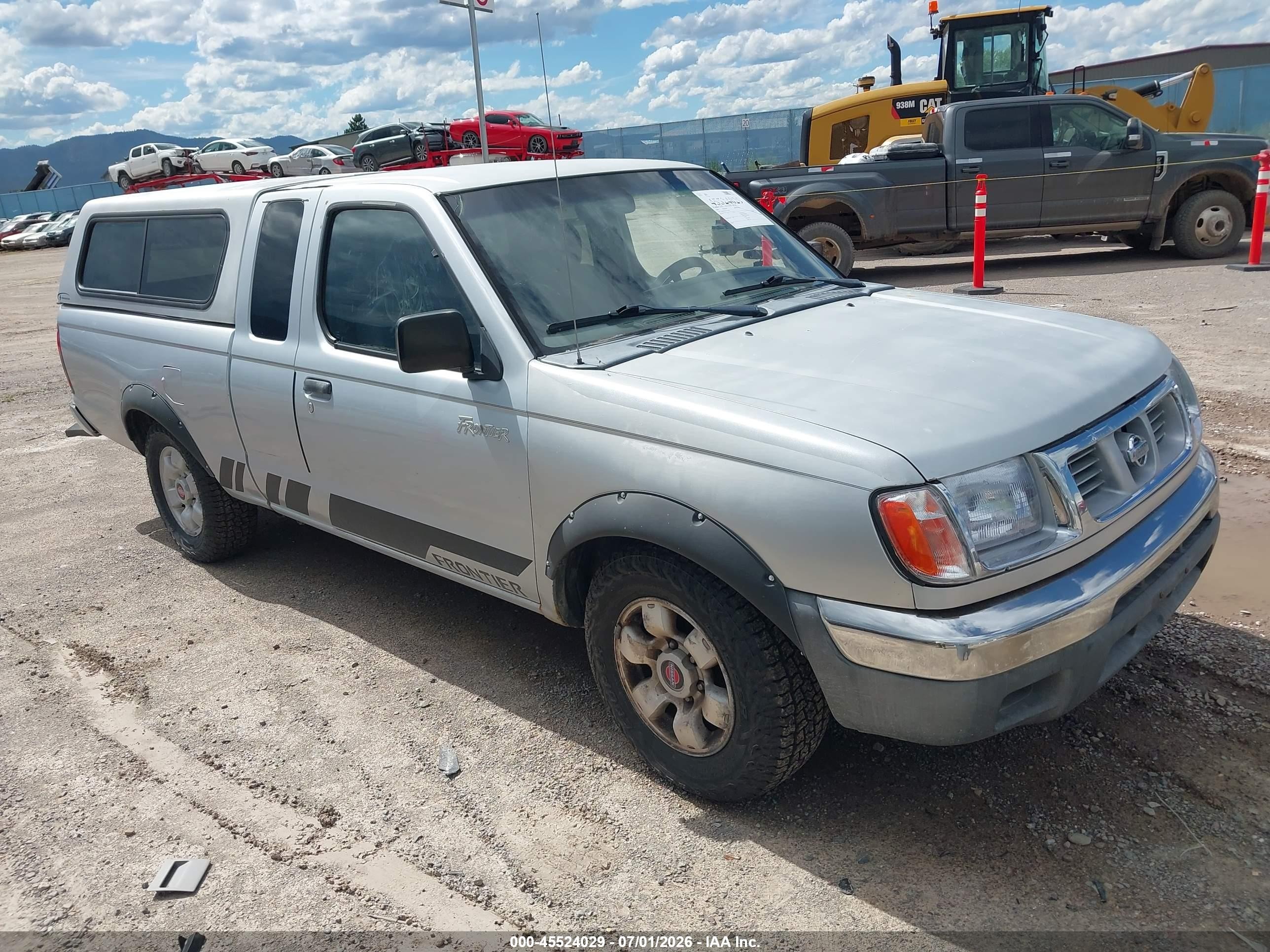 2000 Nissan Frontier Xe Silver vin: 1N6DD26S7YC332602