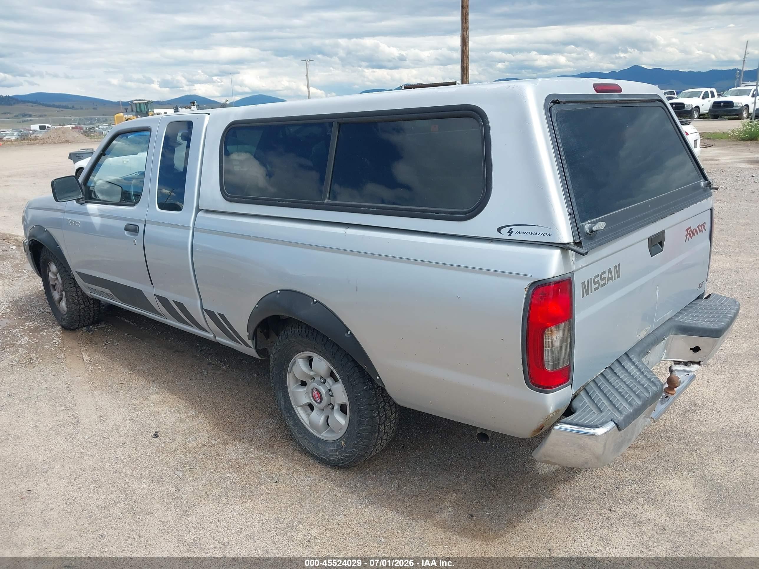 2000 Nissan Frontier Xe Silver vin: 1N6DD26S7YC332602