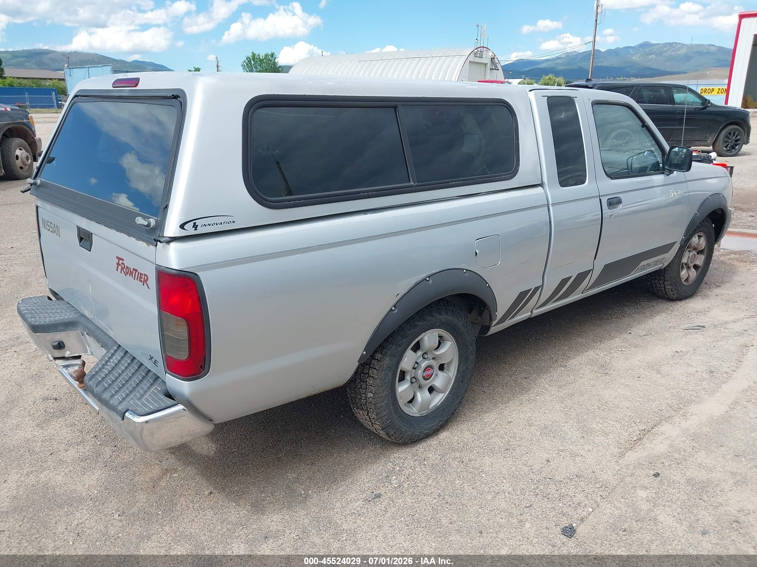 2000 Nissan Frontier Xe Silver vin: 1N6DD26S7YC332602