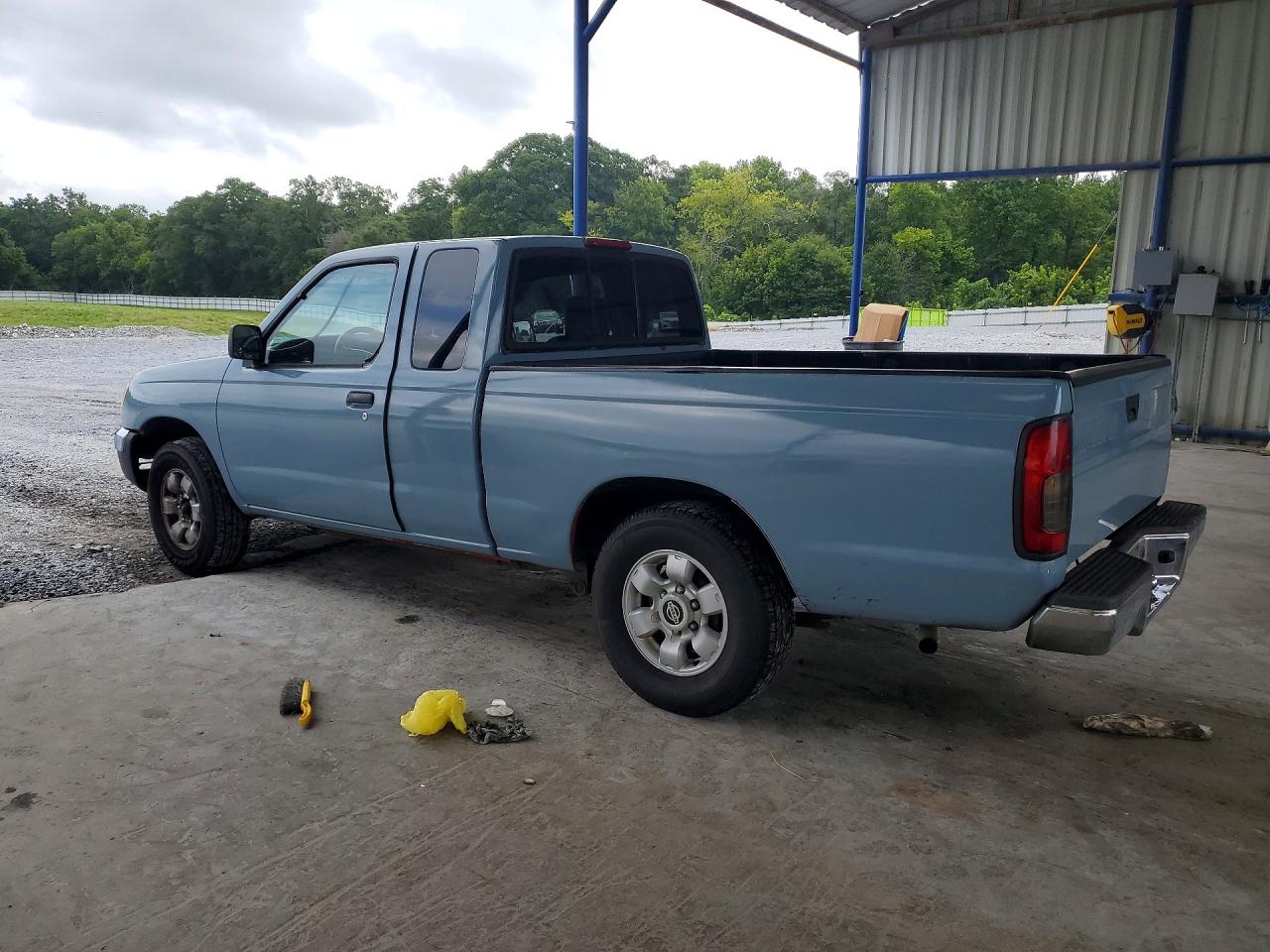2000 Nissan Frontier King Cab Xe Blue vin: 1N6DD26S7YC338965