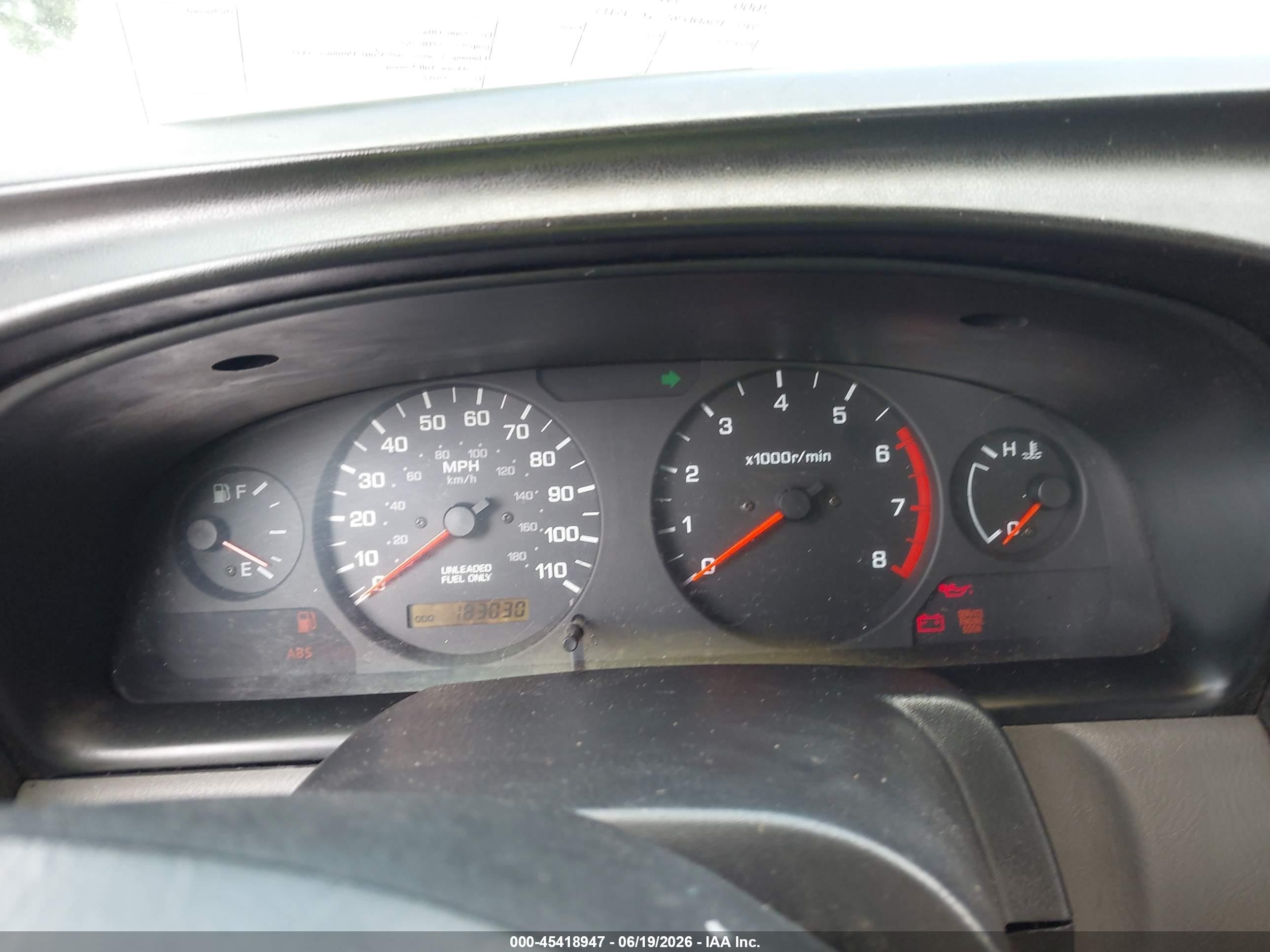 2000 Nissan Frontier 2wd Xe White vin: 1N6DD26S7YC345415