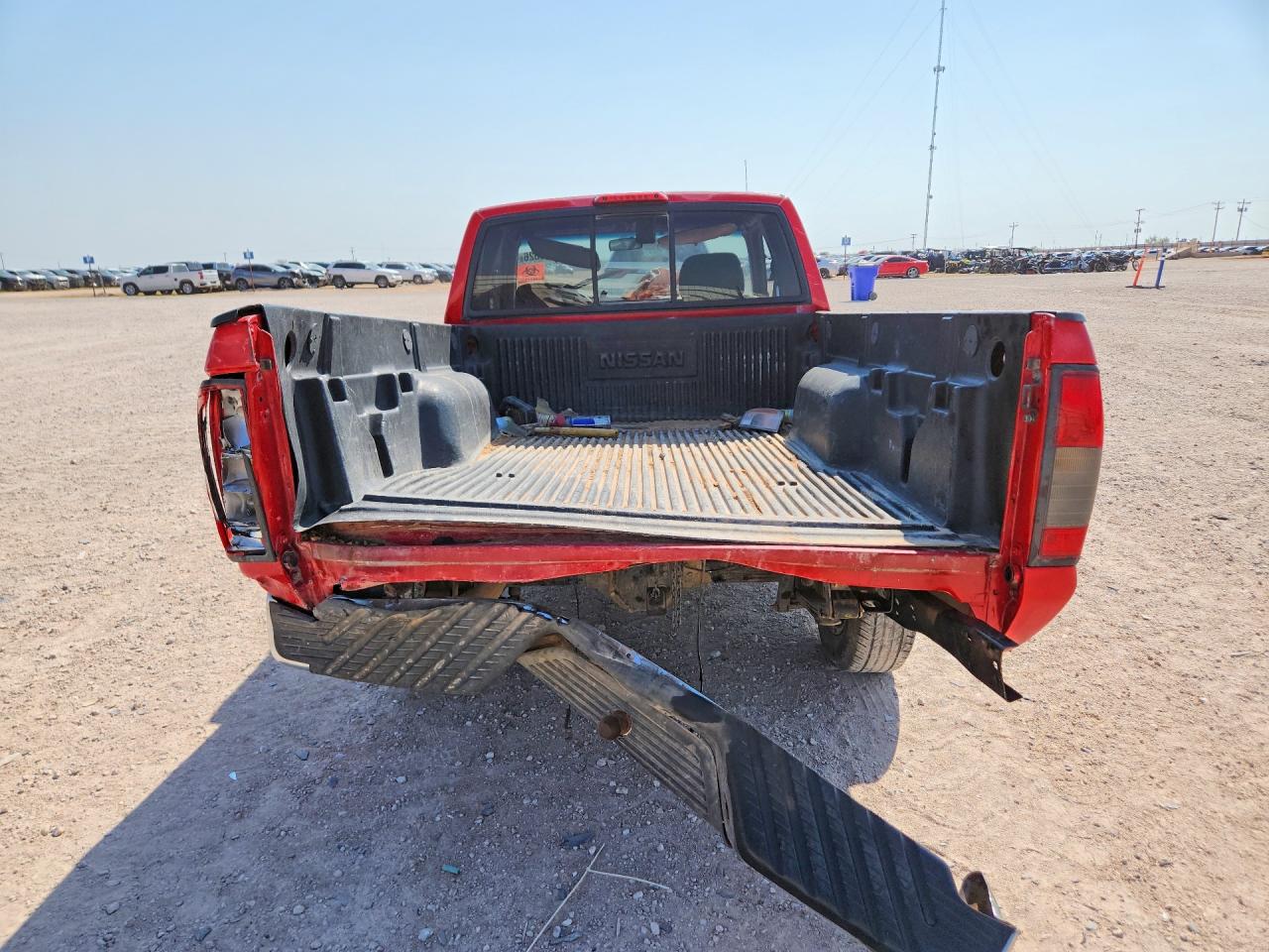 2000 Nissan Frontier Xe Red vin: 1N6DD26S7YC390595