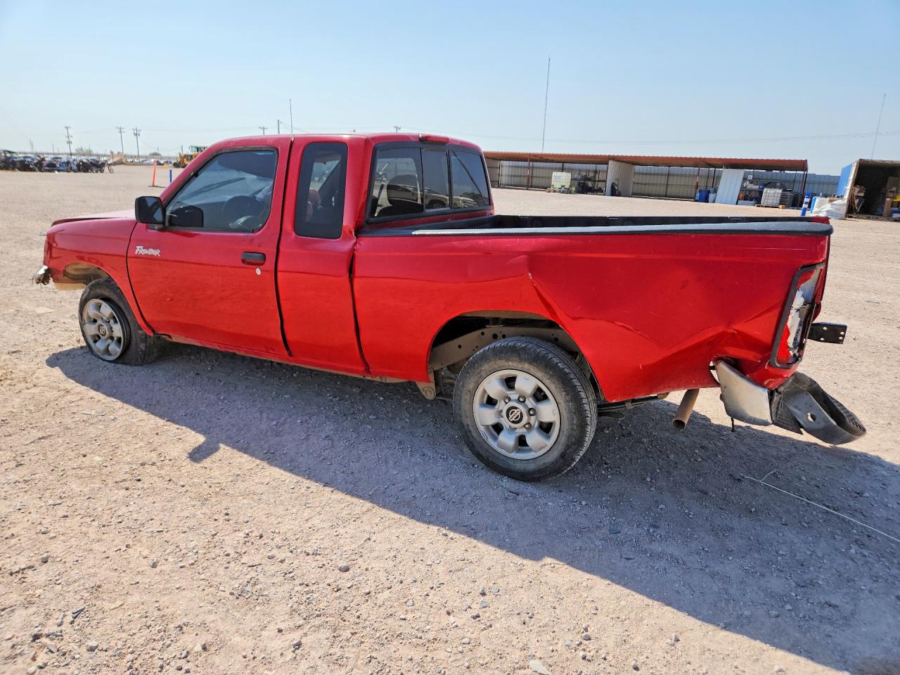 2000 Nissan Frontier Xe Red vin: 1N6DD26S7YC390595