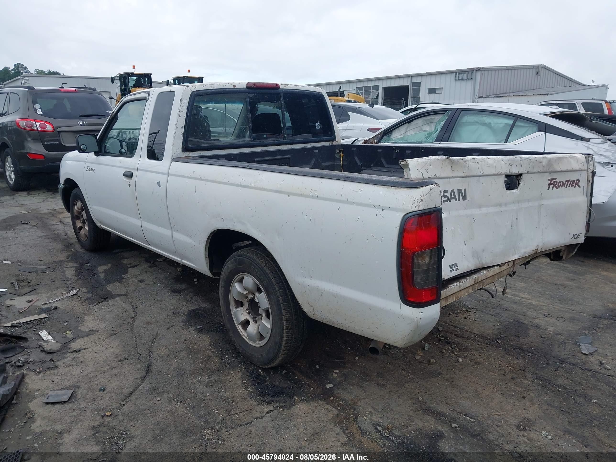 2000 Nissan Frontier Xe White vin: 1N6DD26S7YC430237