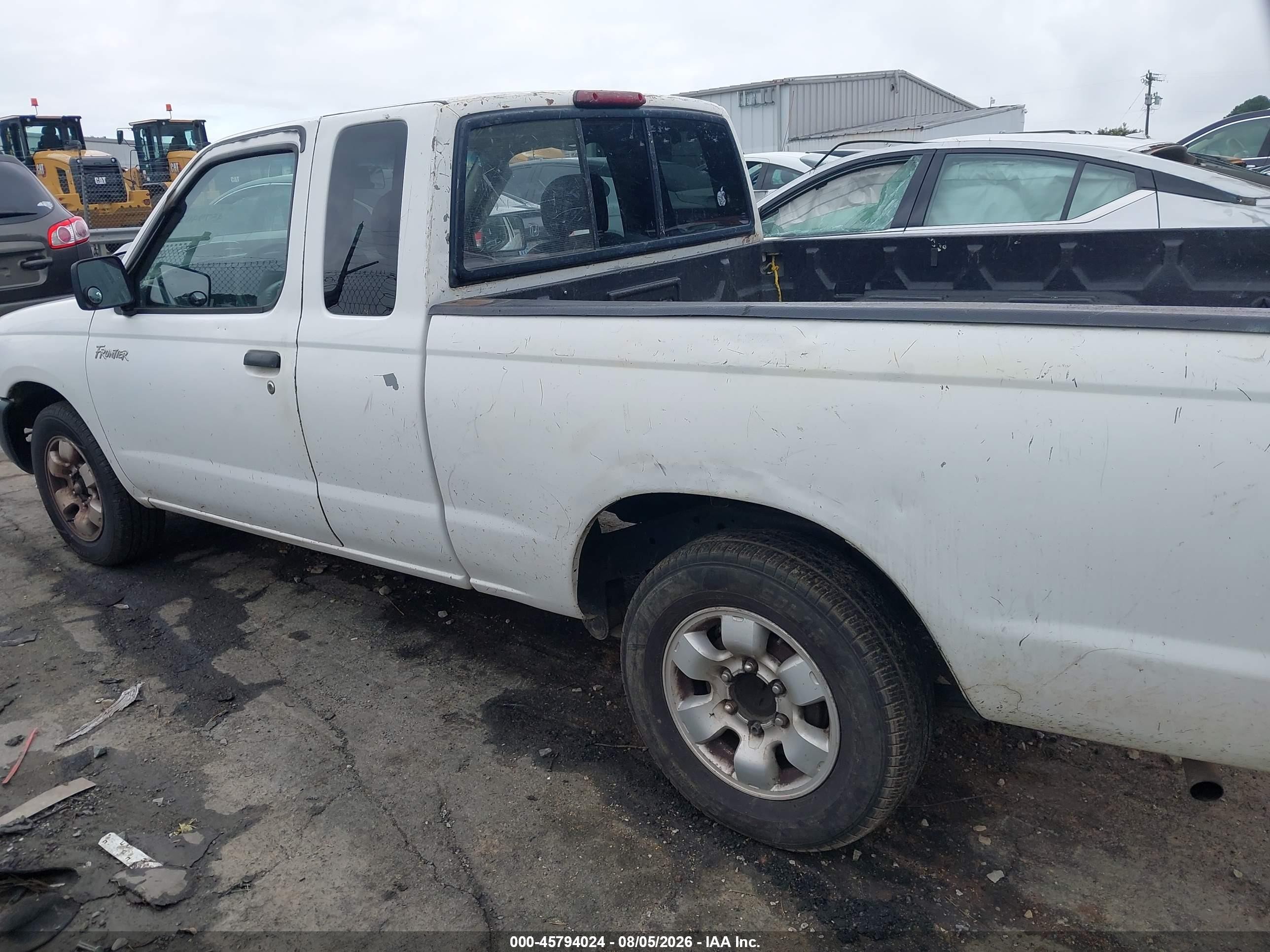 2000 Nissan Frontier Xe White vin: 1N6DD26S7YC430237