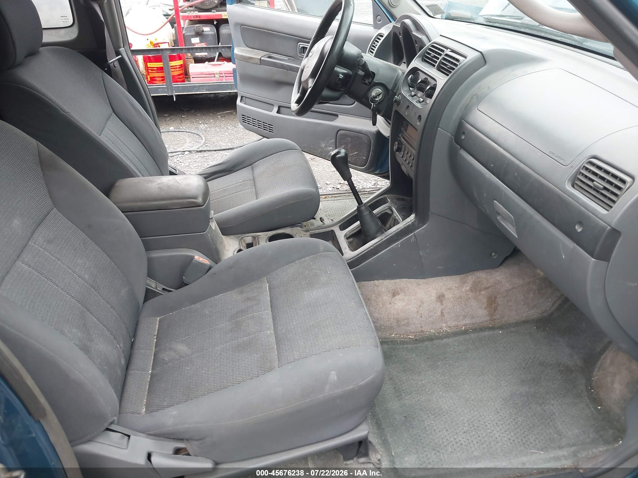 2002 Nissan Frontier Xe Синий vin: 1N6DD26S82C332065