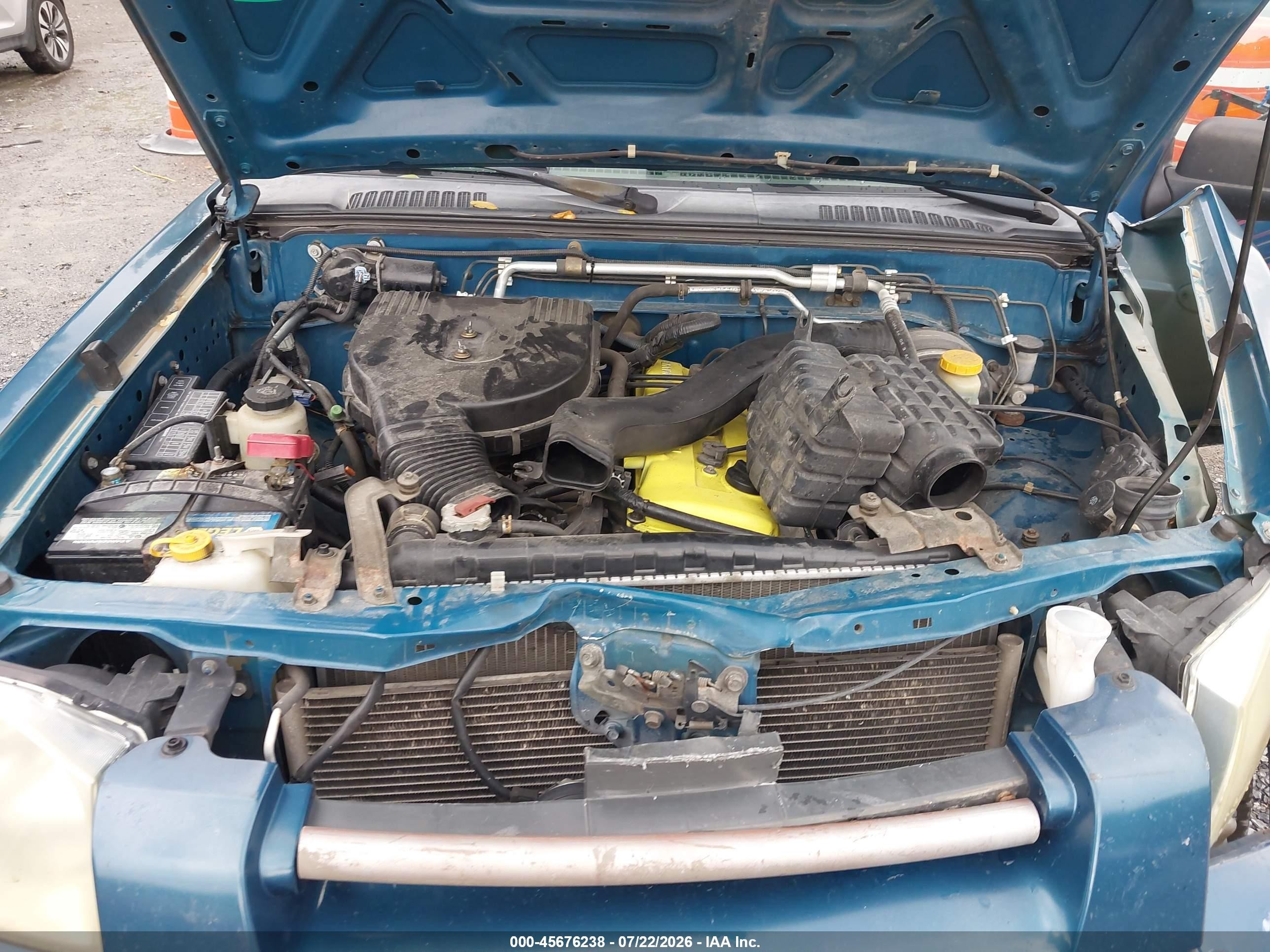 2002 Nissan Frontier Xe Синий vin: 1N6DD26S82C332065
