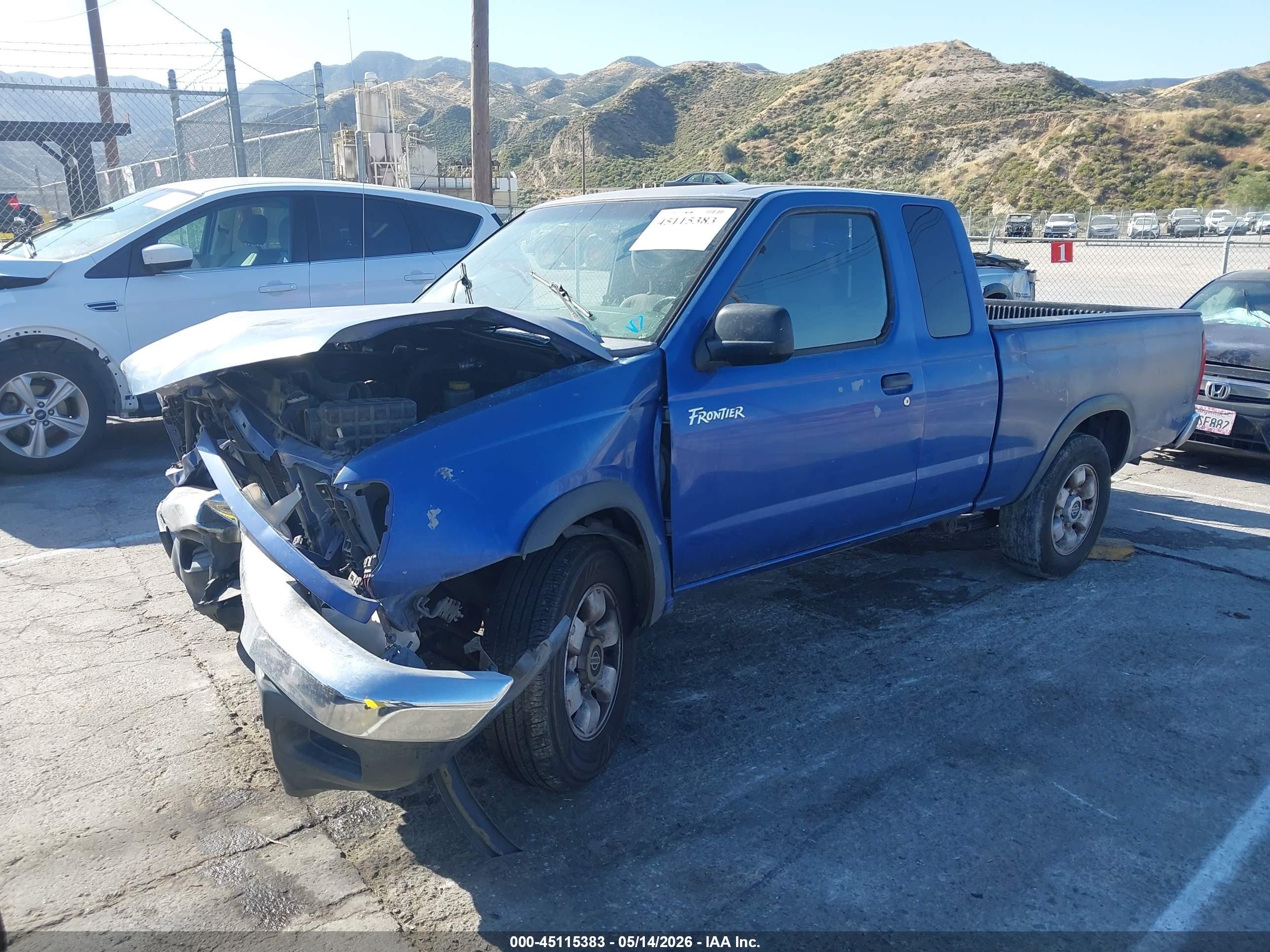 1998 Nissan Frontier   Blue vin: 1N6DD26S8WC369459