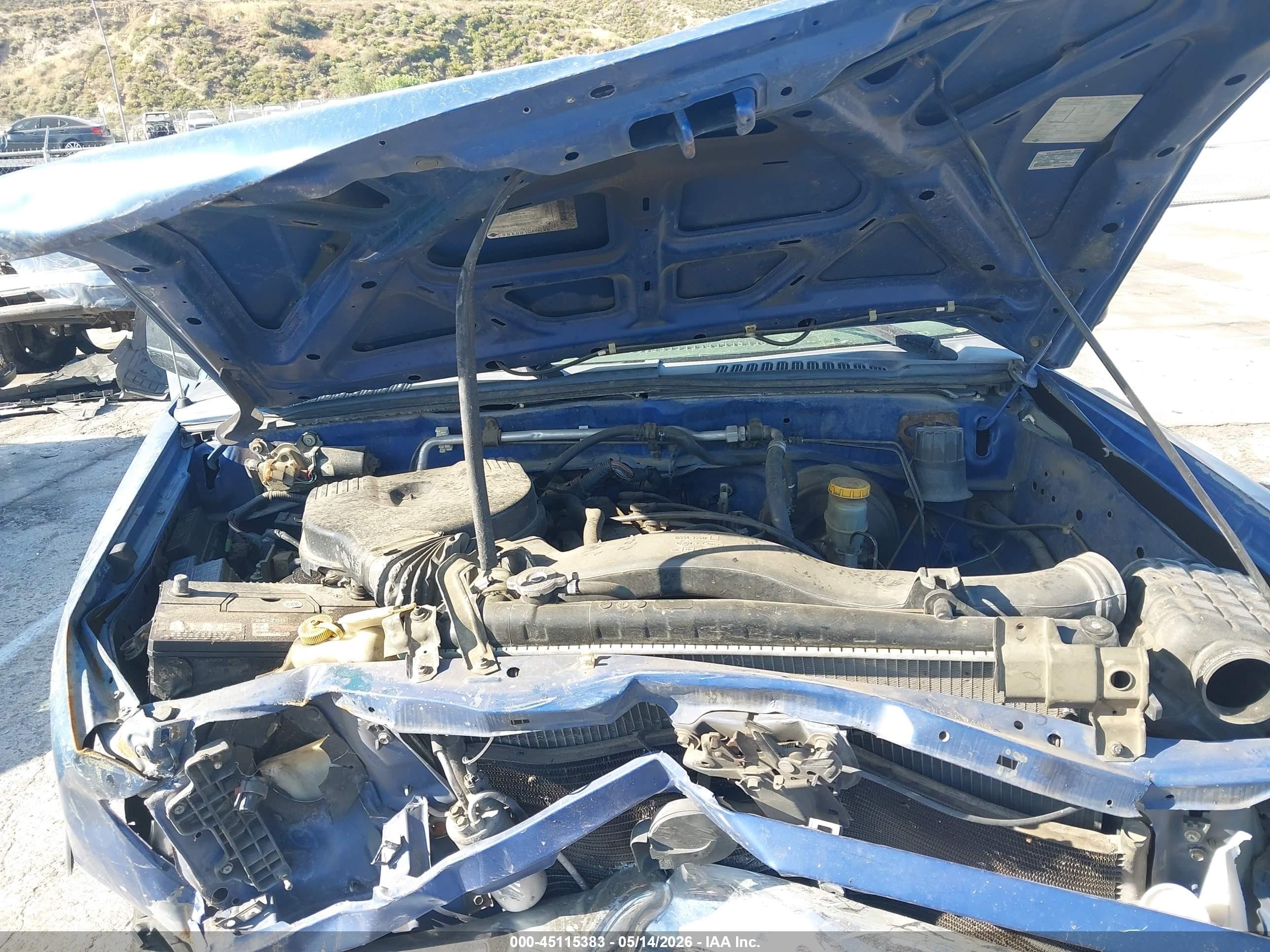 1998 Nissan Frontier   Blue vin: 1N6DD26S8WC369459