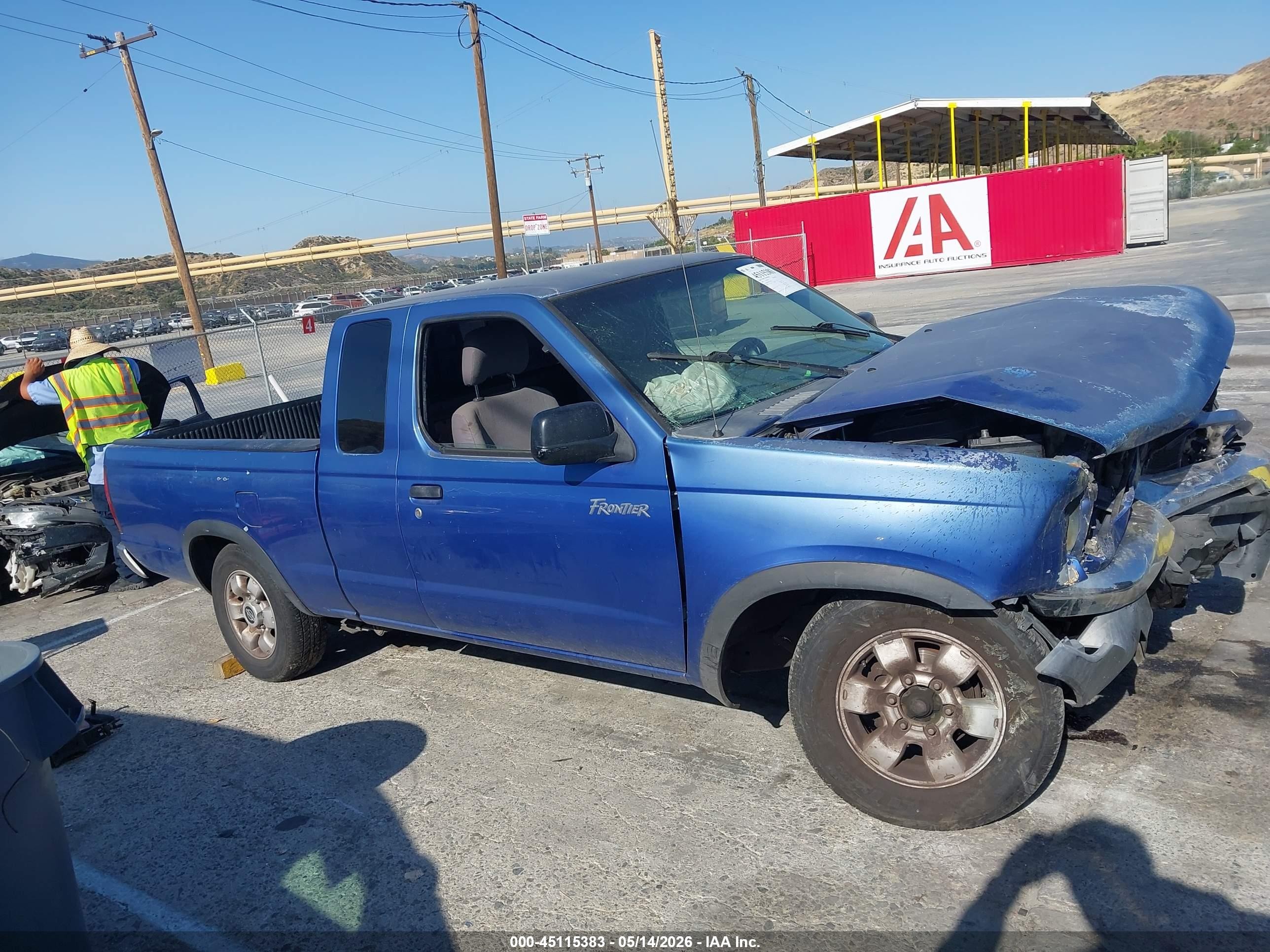 1998 Nissan Frontier   Blue vin: 1N6DD26S8WC369459