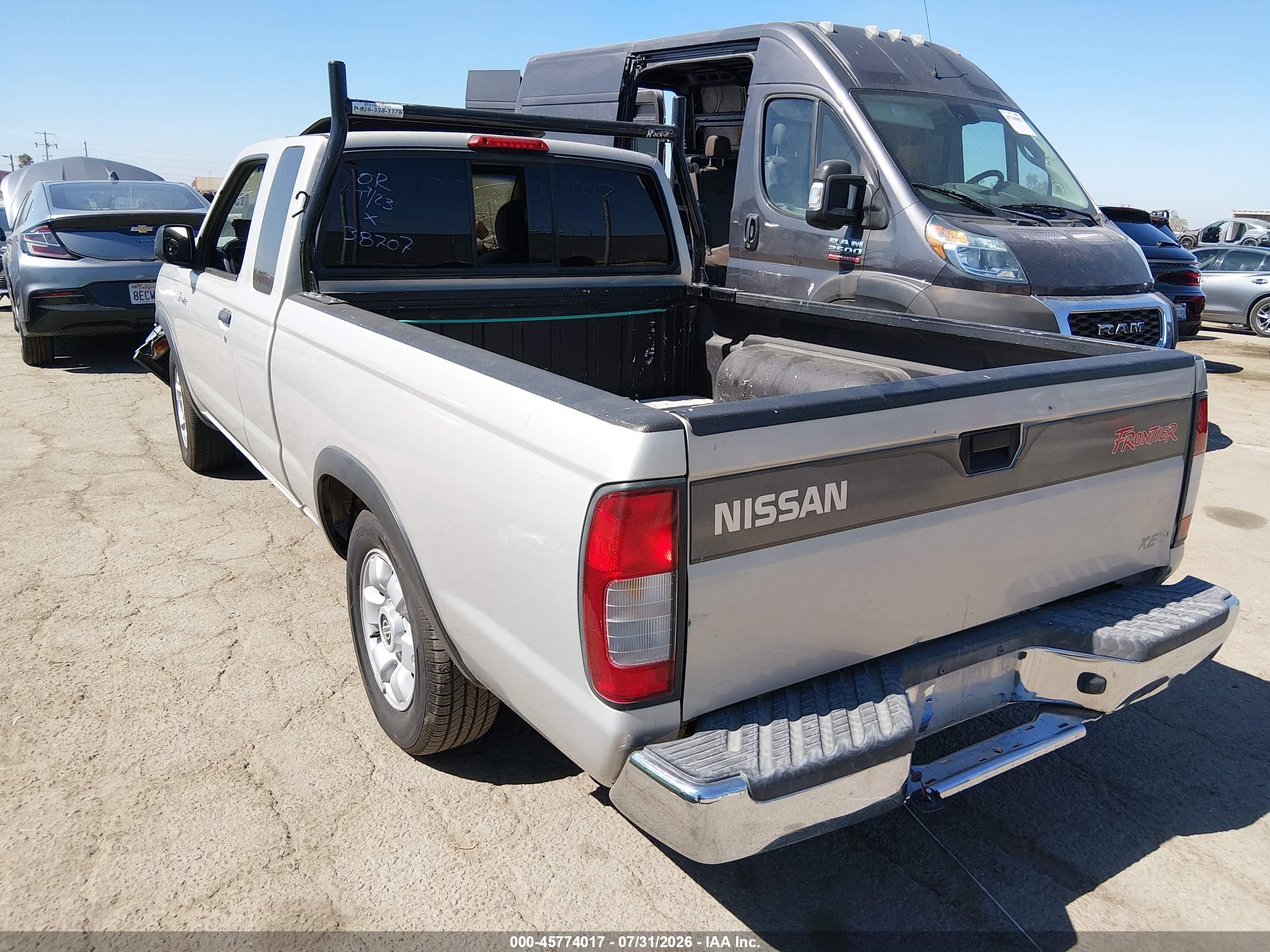 1999 Nissan Frontier Se/xe Gray vin: 1N6DD26S8XC309604