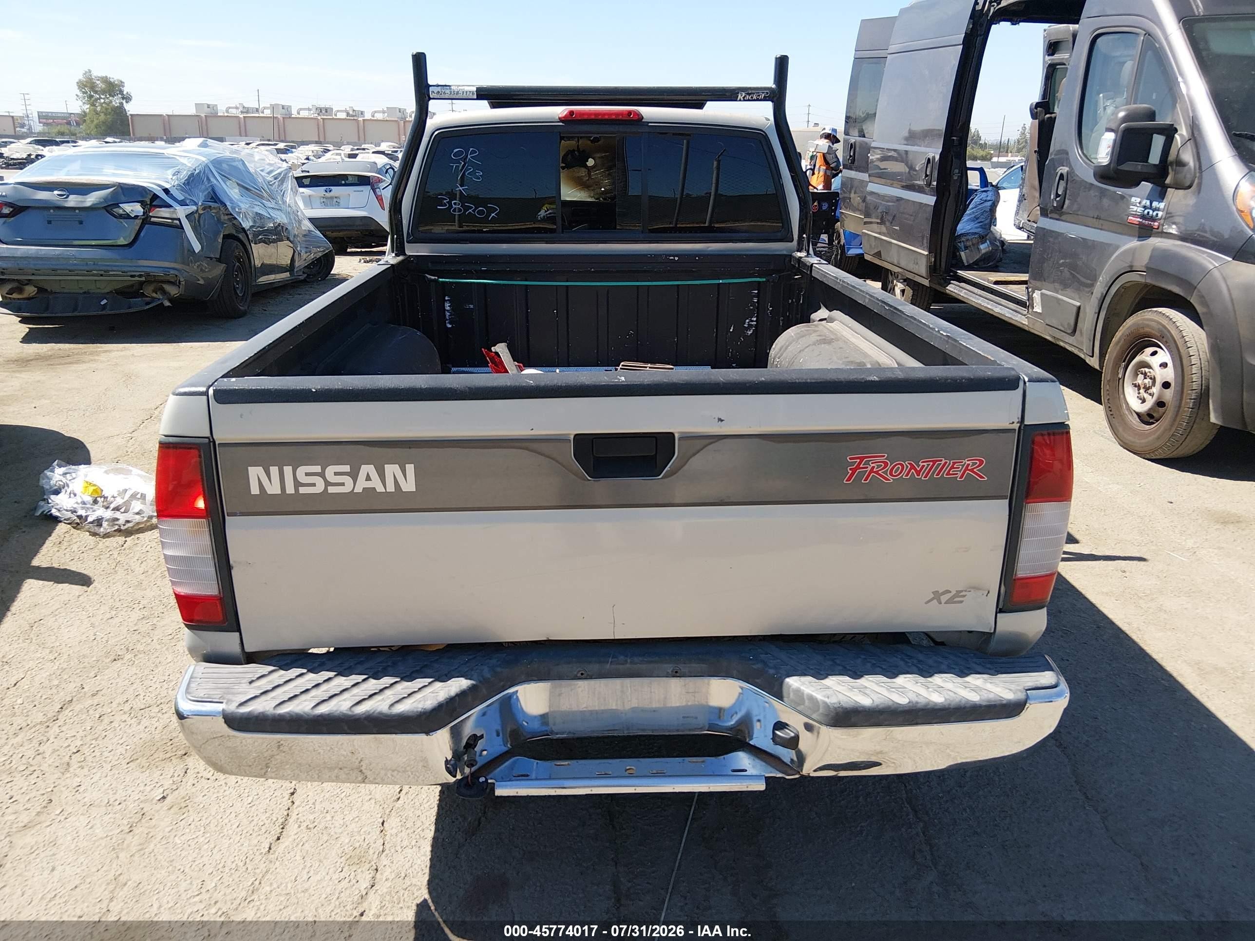 1999 Nissan Frontier Se/xe Gray vin: 1N6DD26S8XC309604
