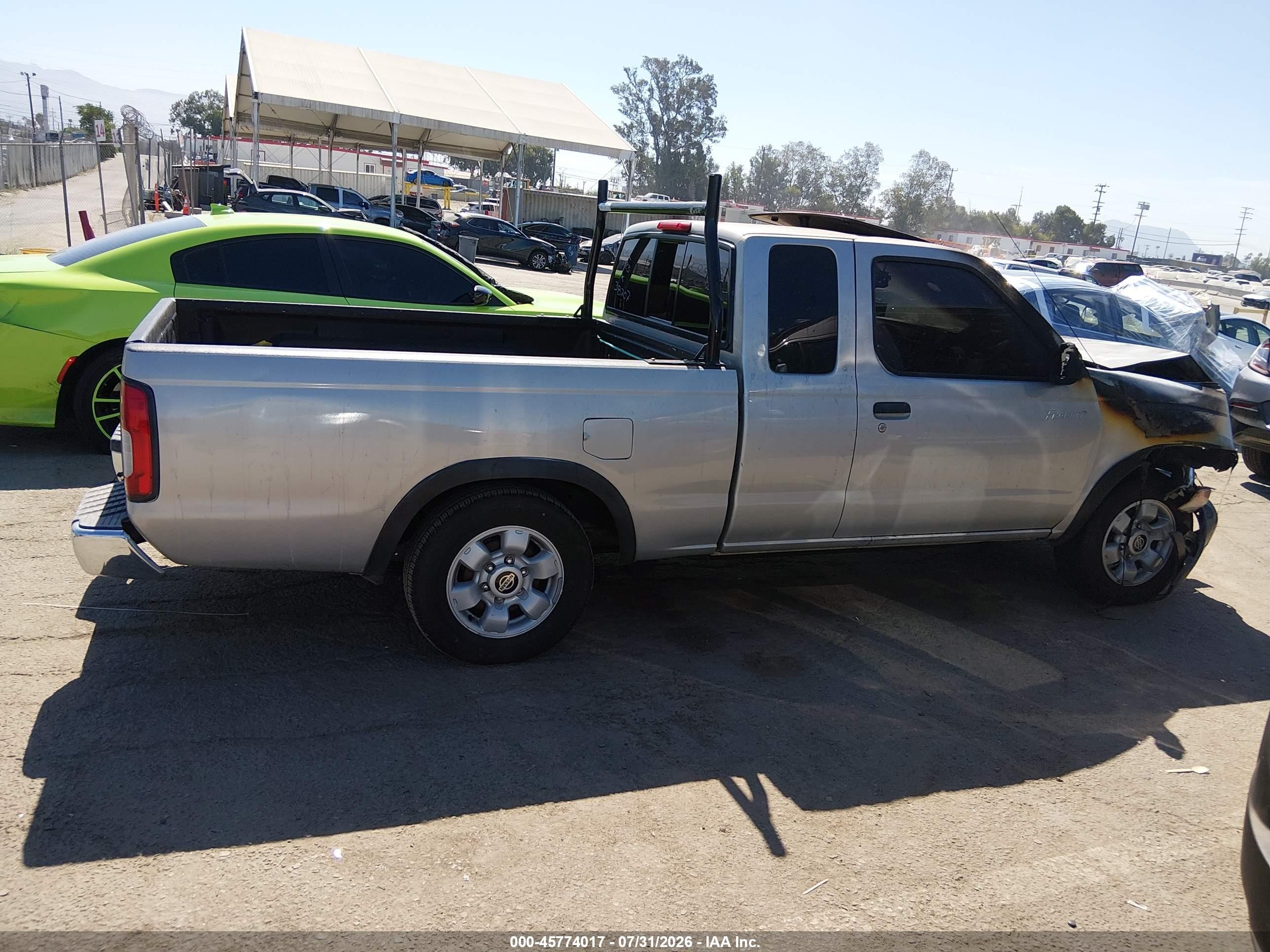 1999 Nissan Frontier Se/xe Gray vin: 1N6DD26S8XC309604