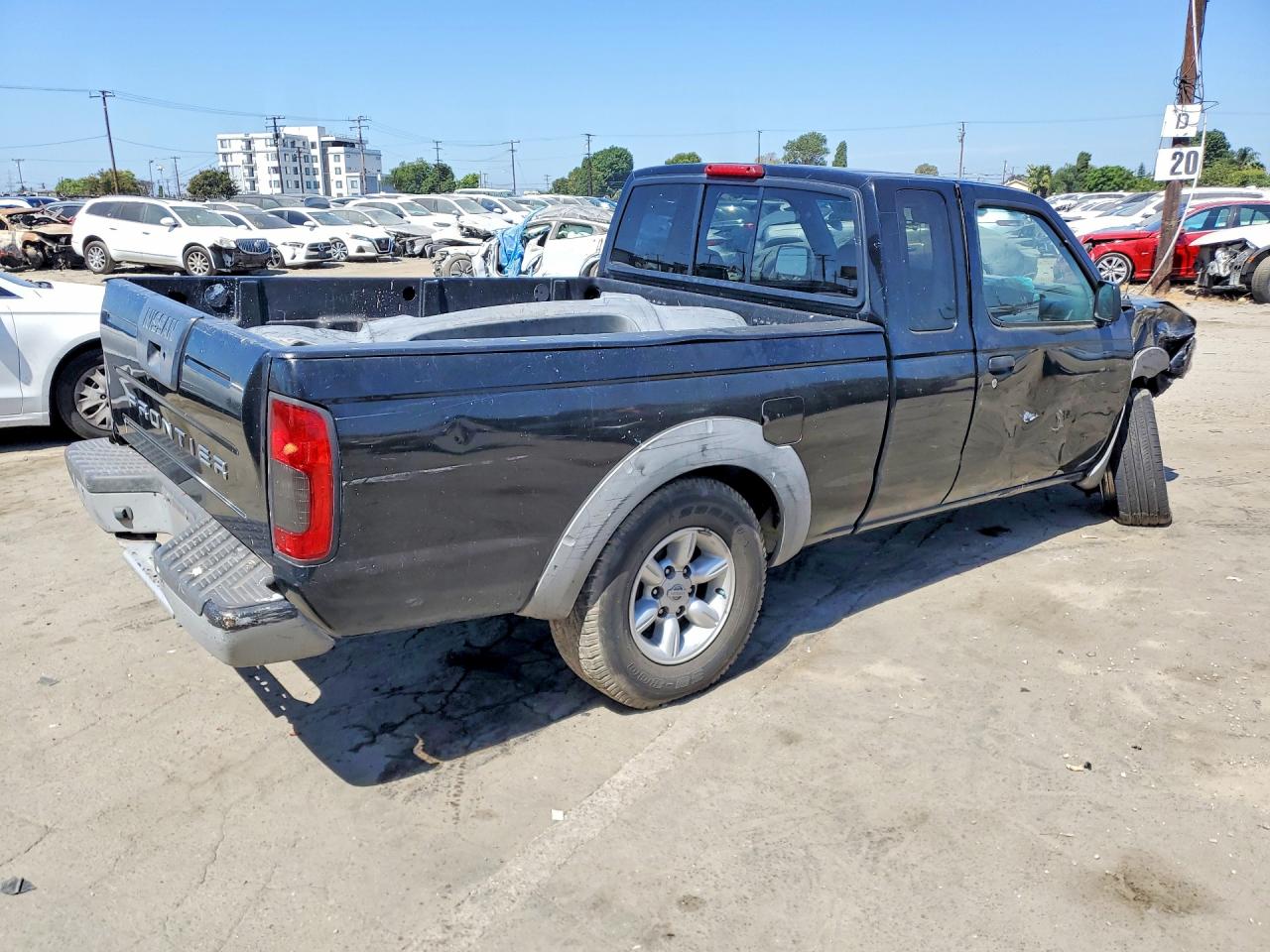 2001 Nissan Frontier King Cab Xe Black vin: 1N6DD26S91C320991