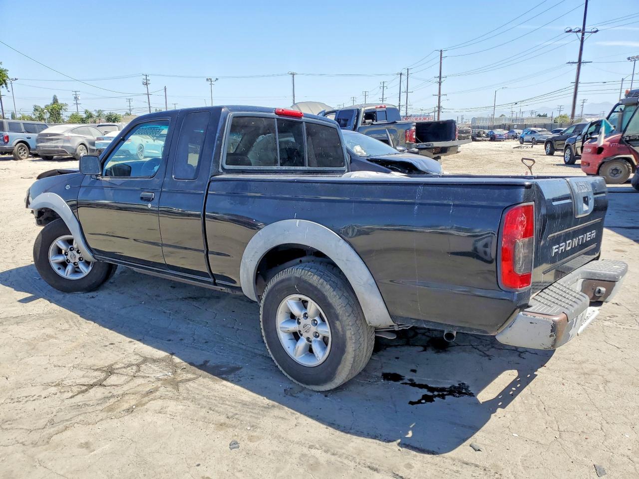 2001 Nissan Frontier King Cab Xe Black vin: 1N6DD26S91C320991