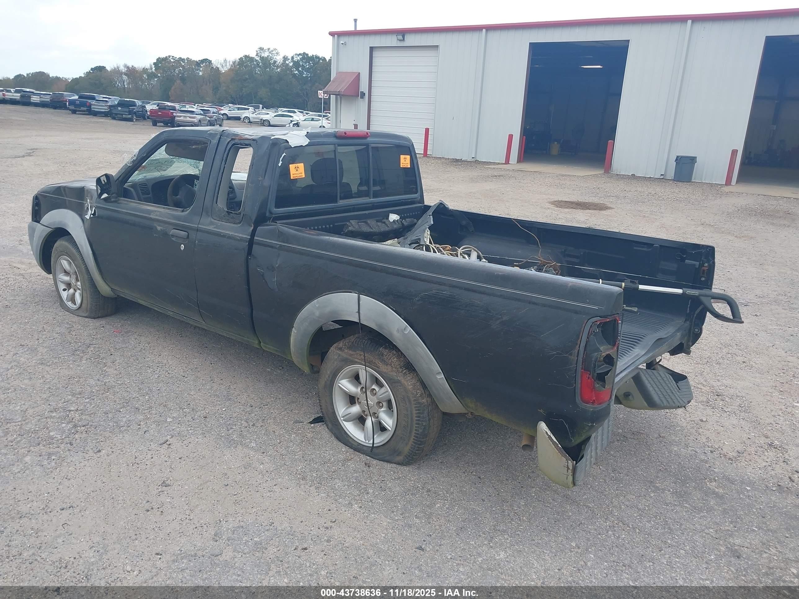 2001 Nissan Frontier 2wd Xe Black vin: 1N6DD26S91C333062