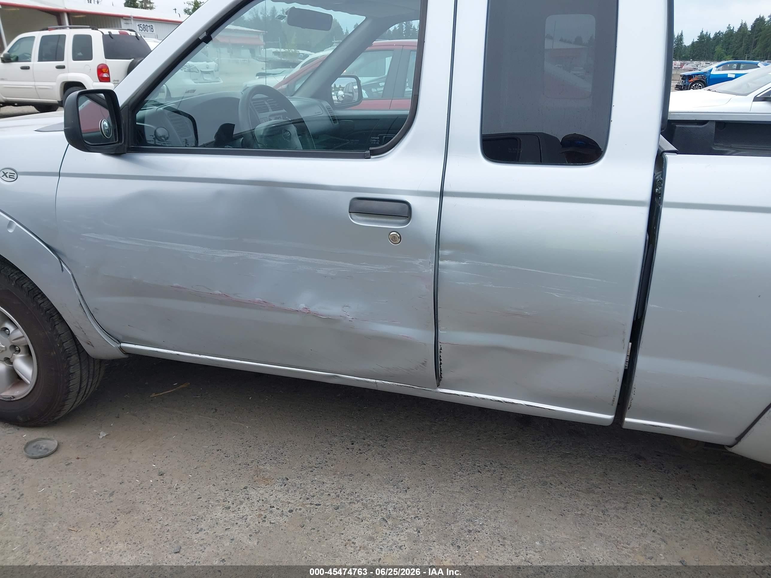 2001 Nissan Frontier Xe Silver vin: 1N6DD26S91C335586