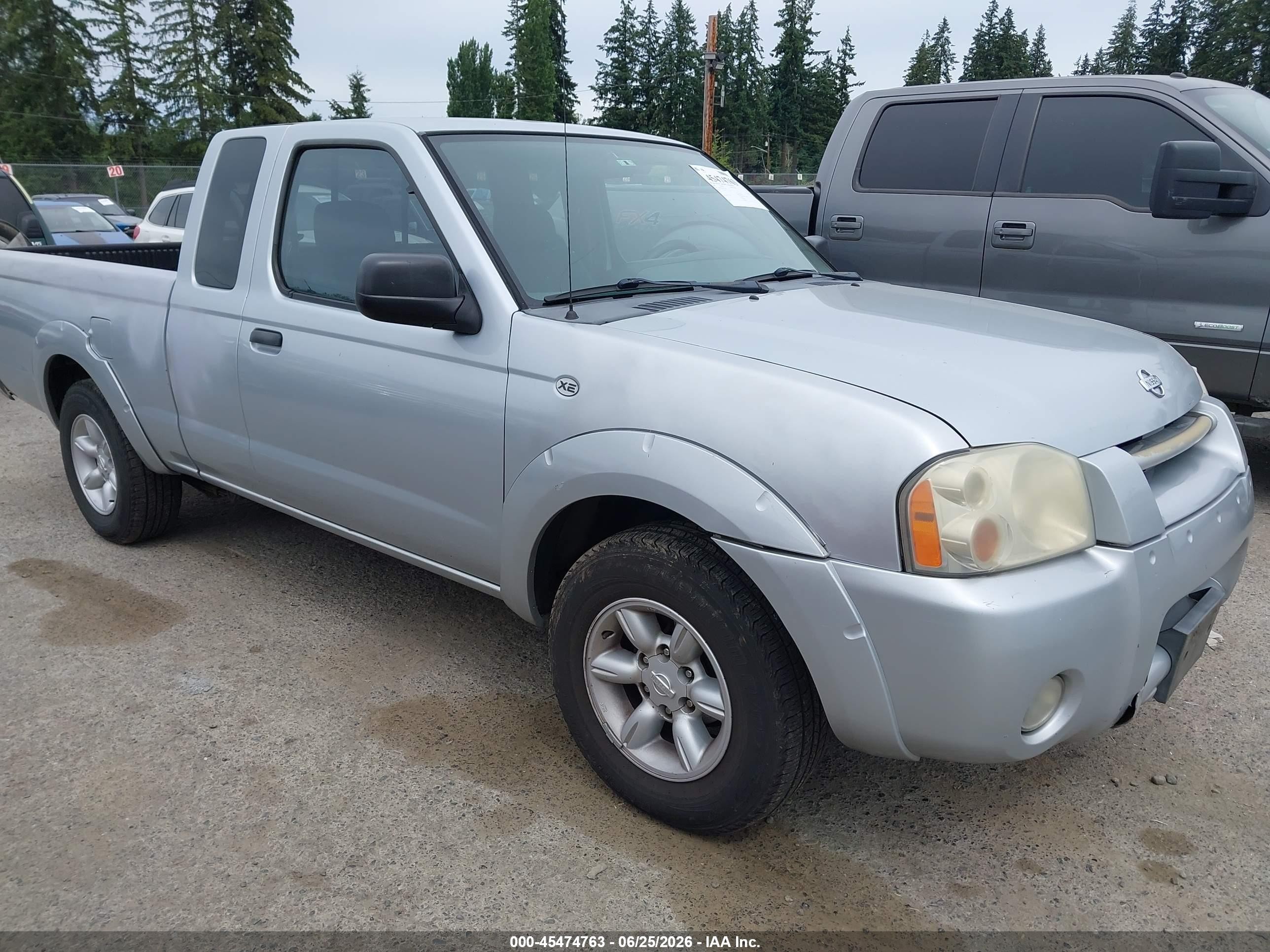 2001 Nissan Frontier Xe Silver vin: 1N6DD26S91C335586