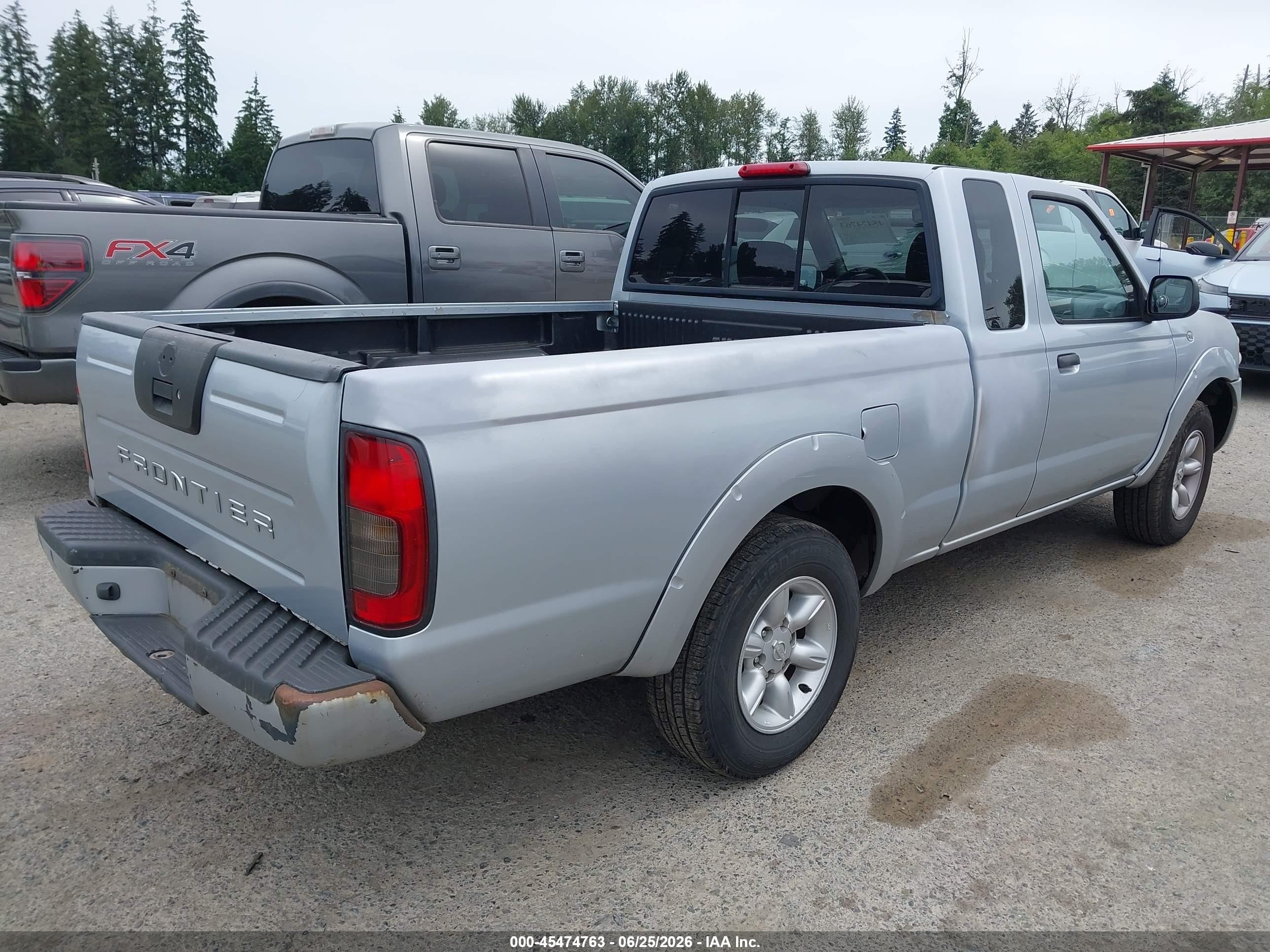 2001 Nissan Frontier Xe Silver vin: 1N6DD26S91C335586