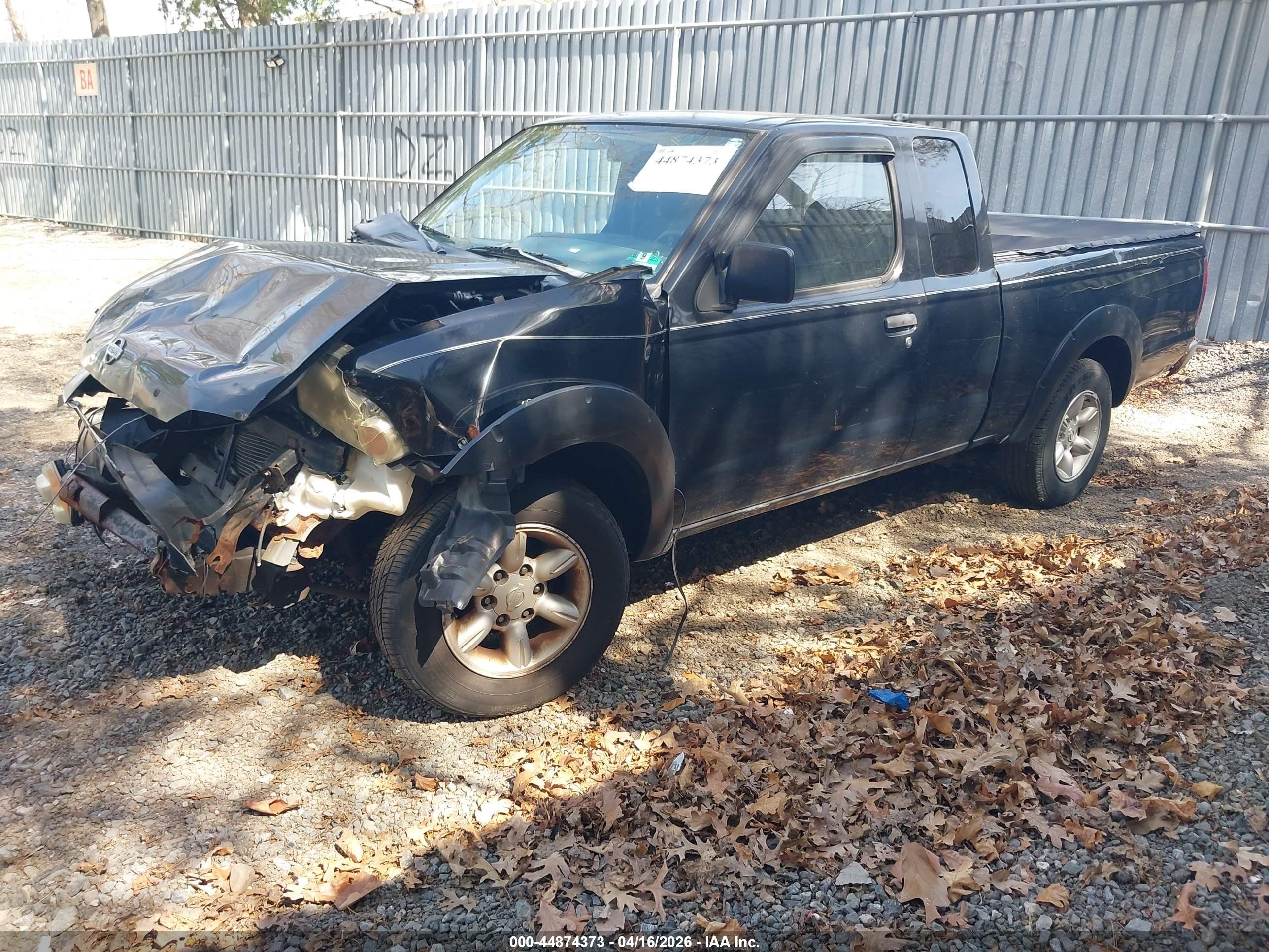 2001 Nissan Frontier Xe Black vin: 1N6DD26S91C372542